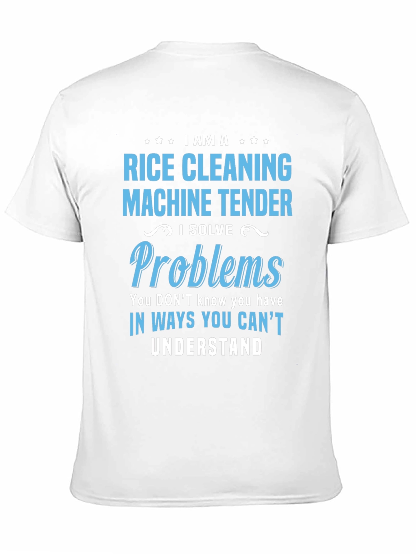 Black Rice Cleaning Machine Tender T-Shirt view 11