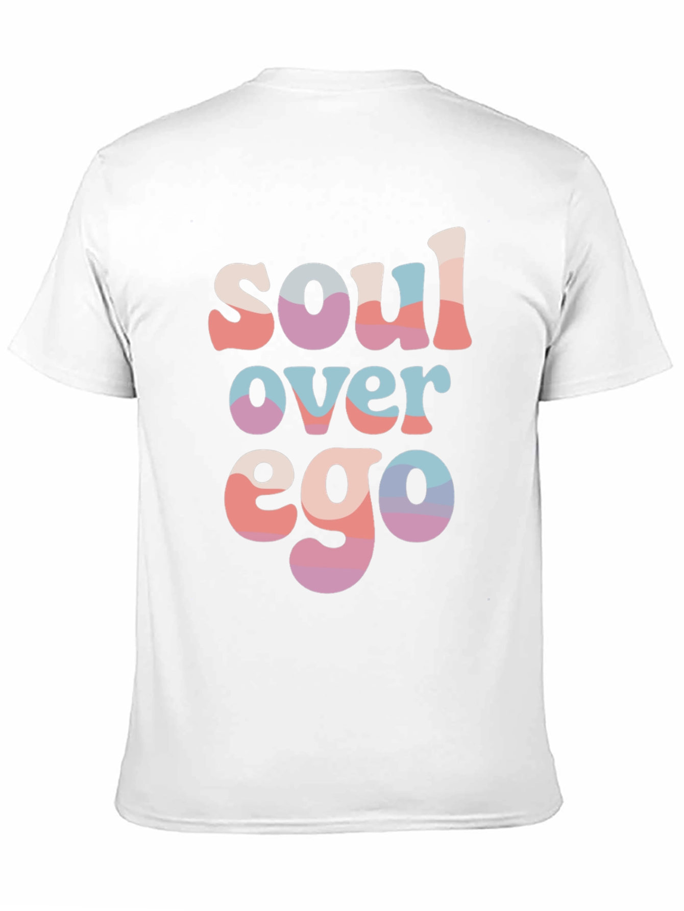 Black Soul Over Ego Graphic Tee - Soft Cotton Blend T-Shirt view 11