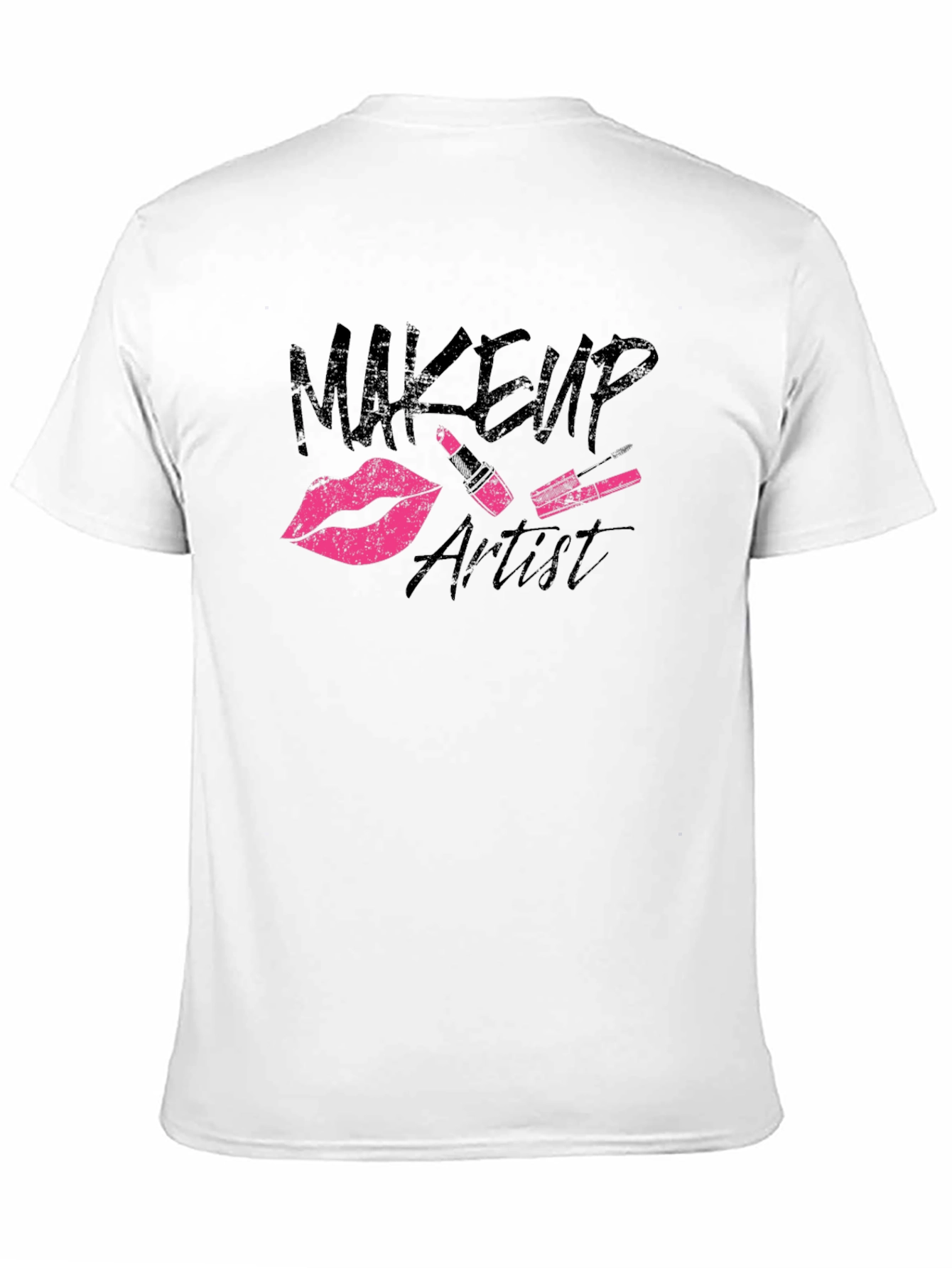 Black Makeup Artist Graphic T-Shirt - Black view 11