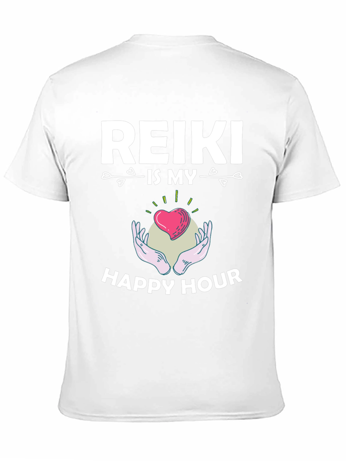 Black Reiki Is My Happy Hour T-Shirt view 11