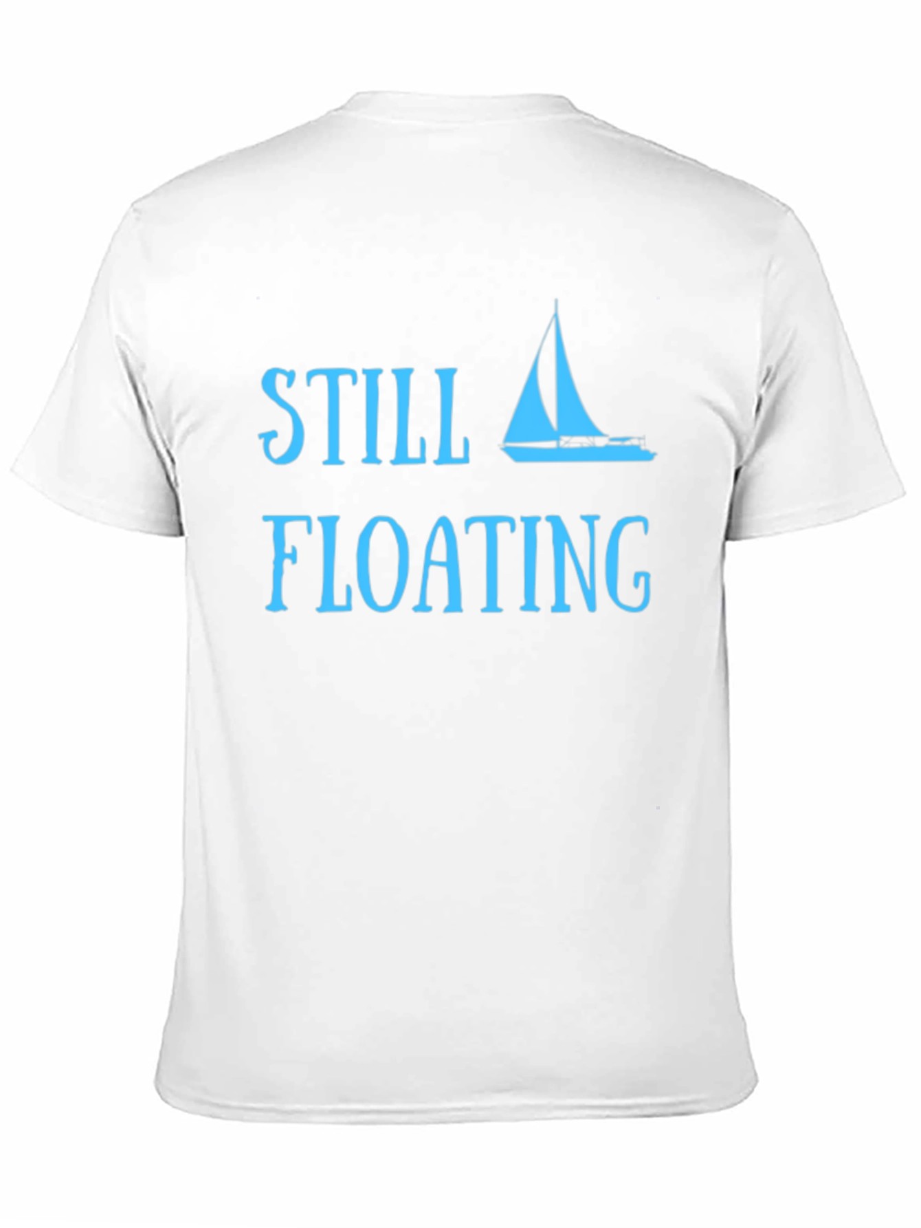 Black Still Floating Boat Graphic T-Shirt view 11