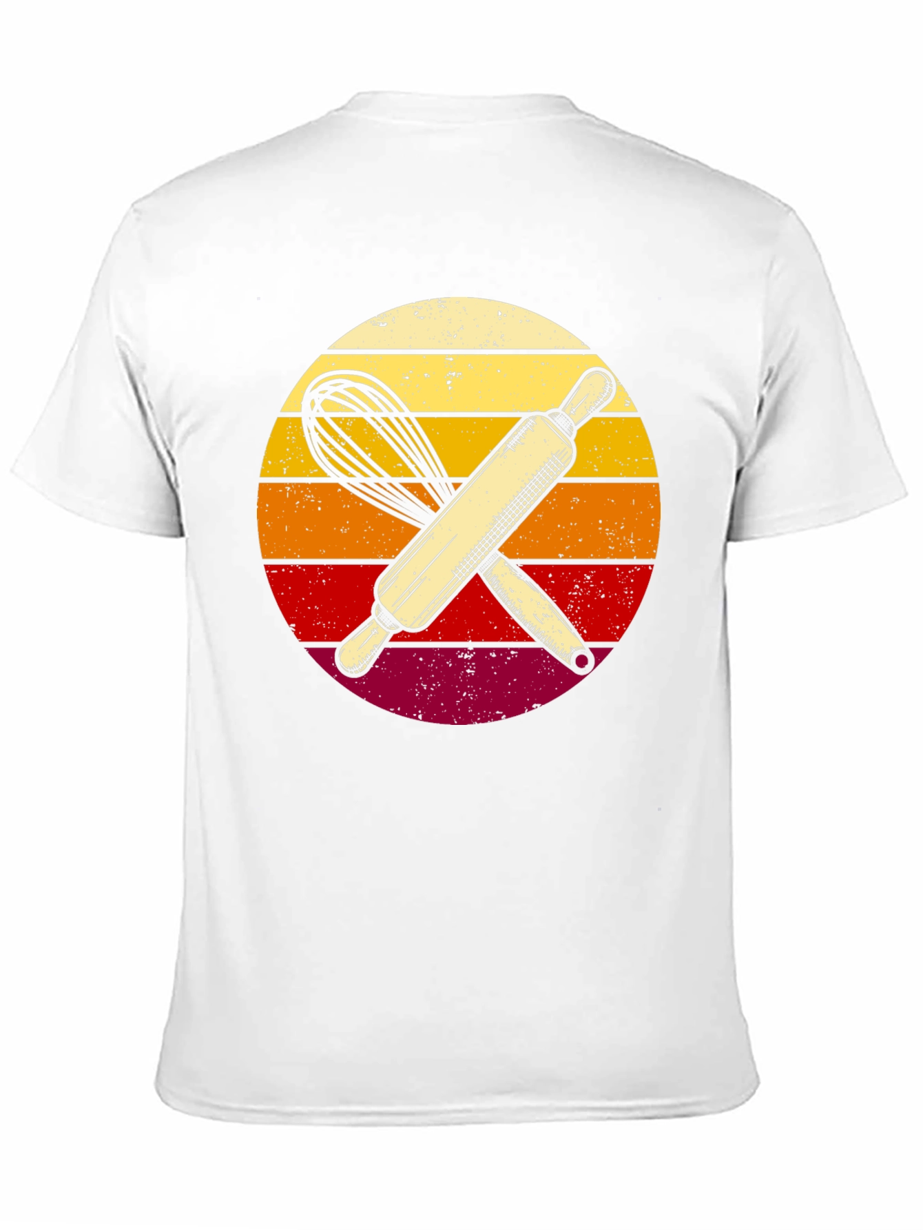 Black Baker Retro Sunset T-Shirt view 11