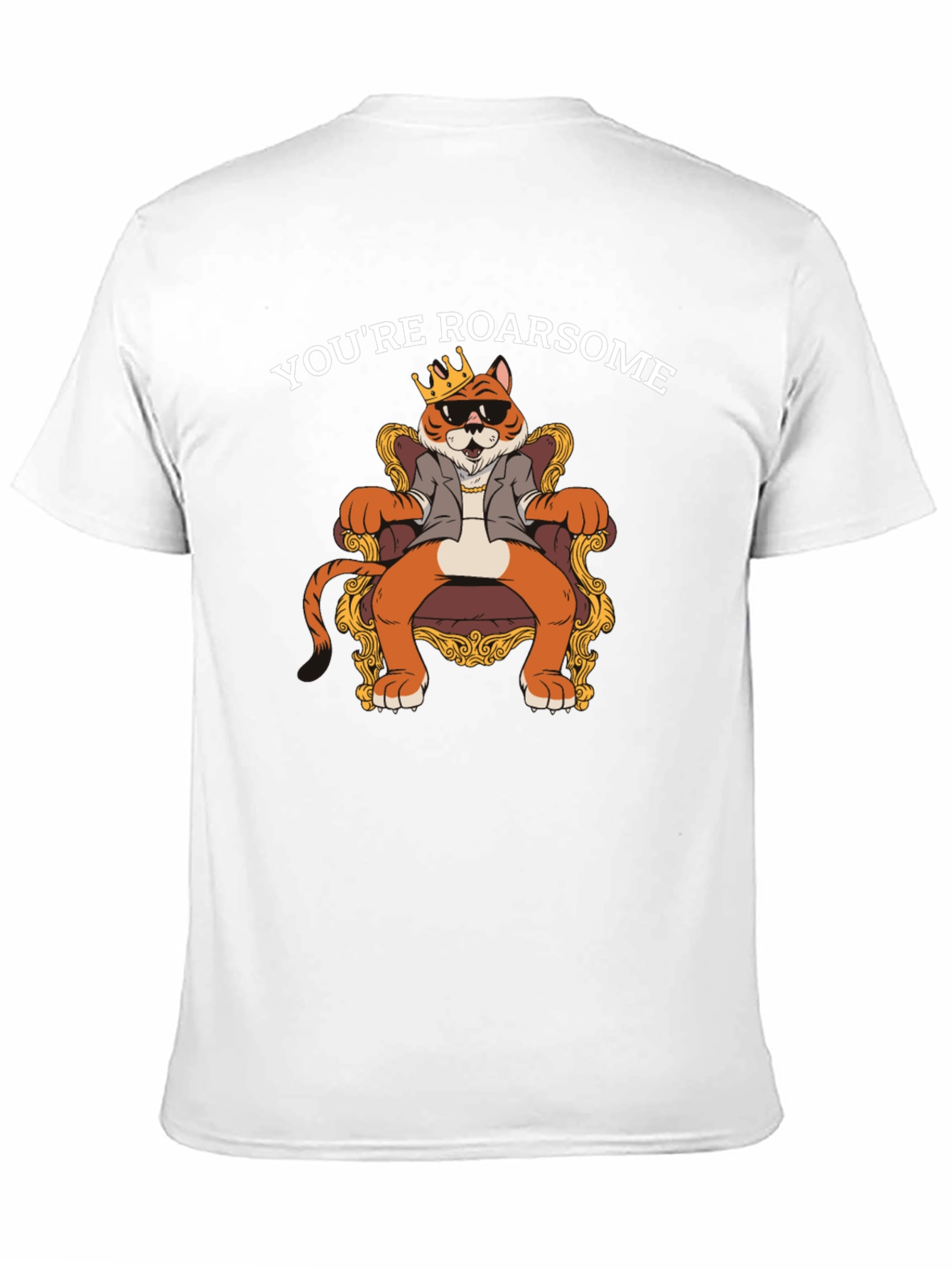 Black Roarsome Tiger King T-Shirt - Black view 11