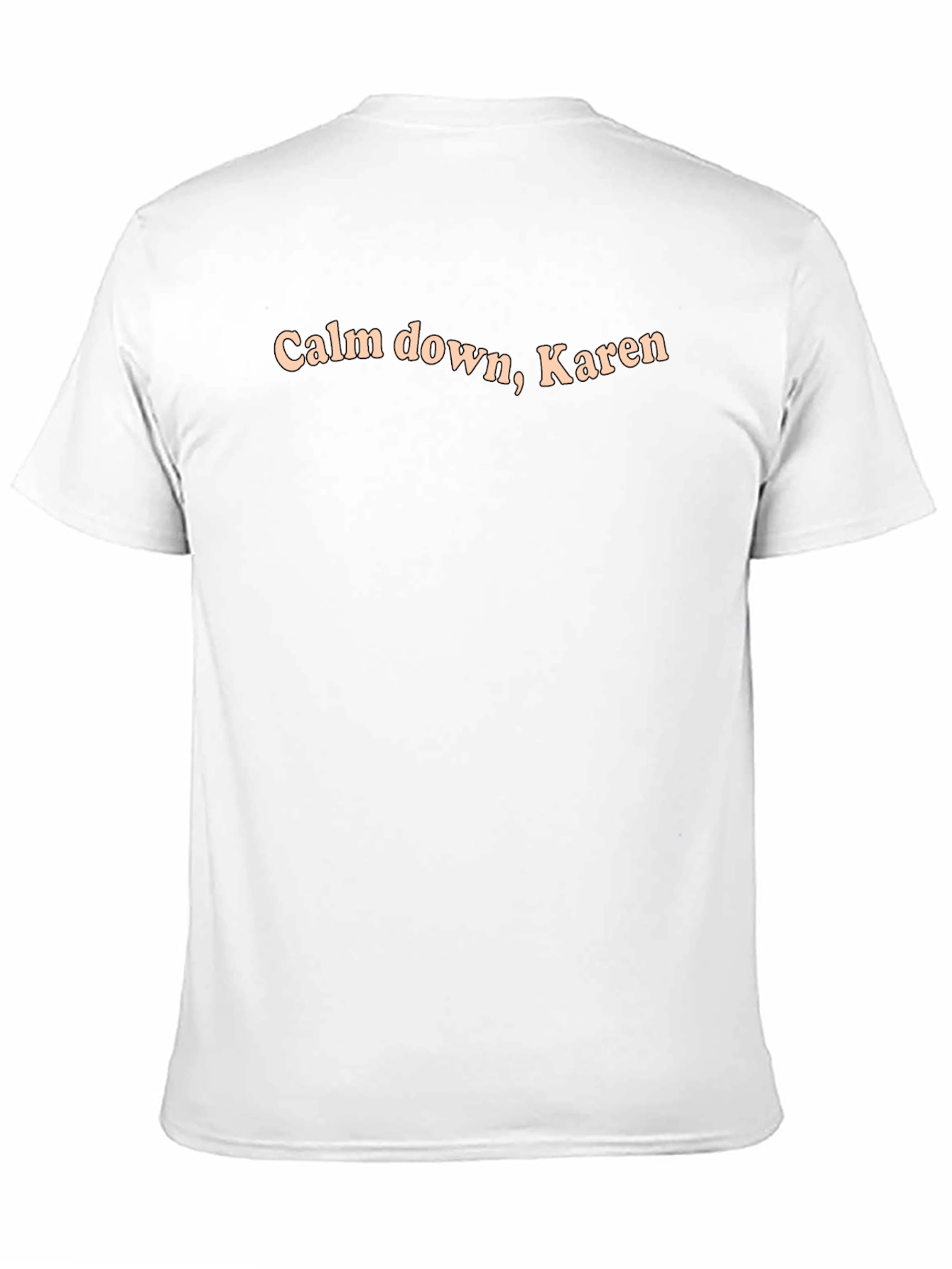 Black Calm Down Karen T-Shirt - Funny Slogan Tee view 11