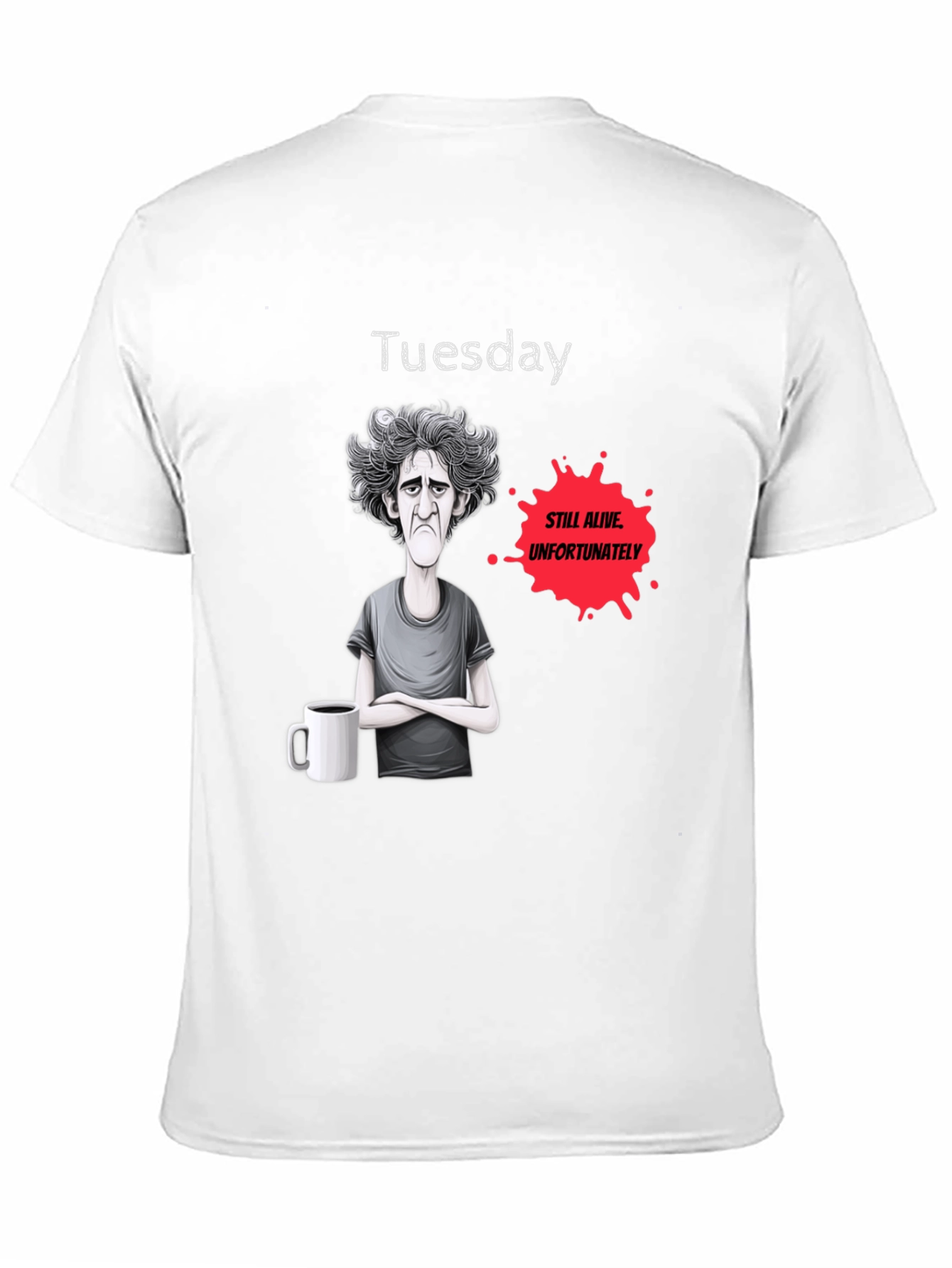 Black Tuesday Still Alive Graphic Novelty T-Shirt view 11