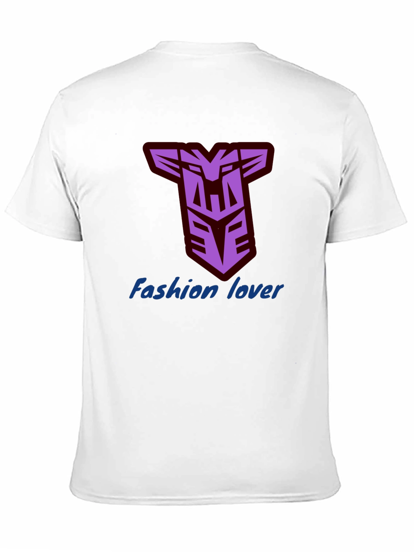 Black Men's Black T-Shirt with Decepticon Logo view 11