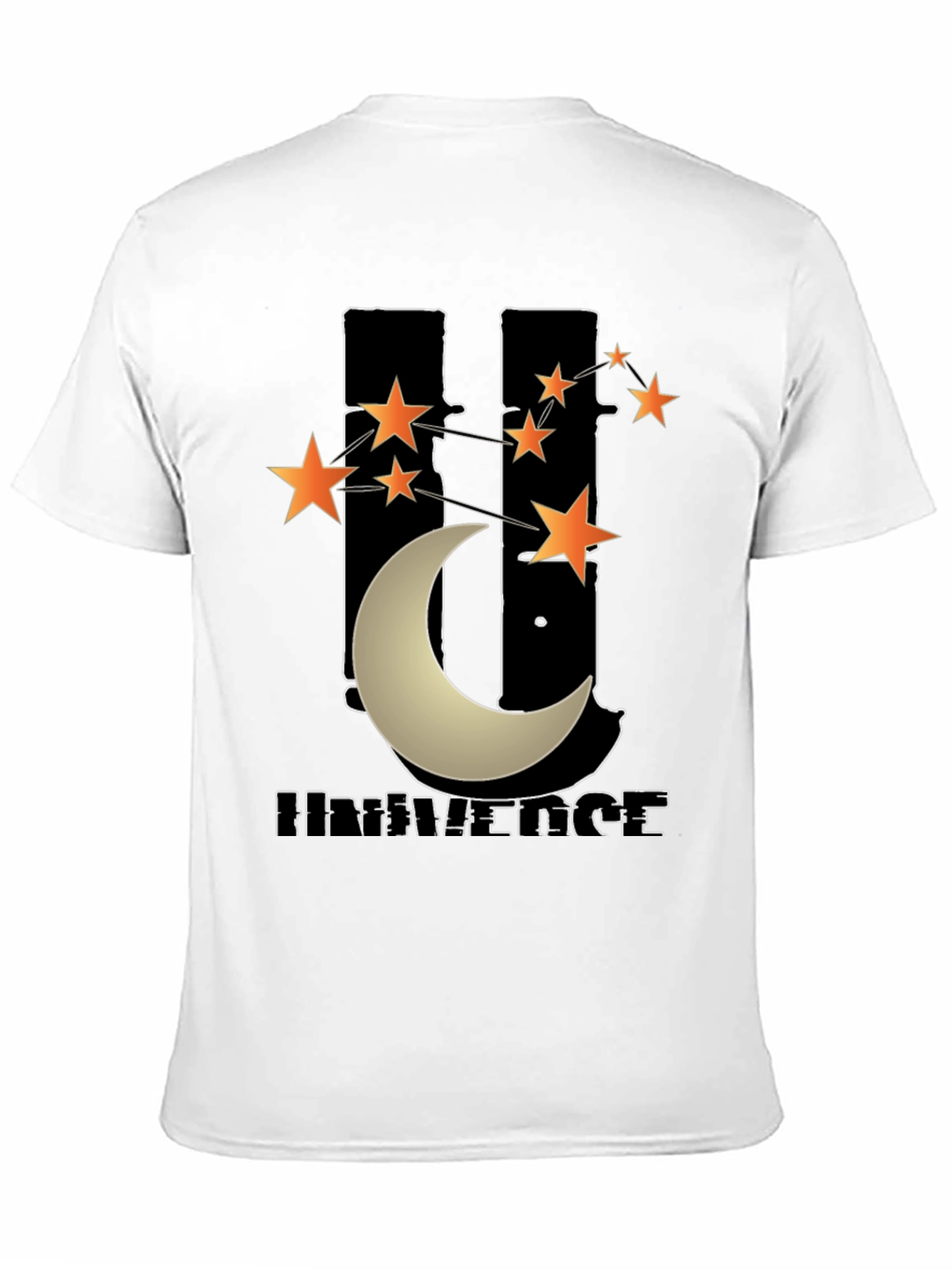 Black Universe Graphic T-Shirt - Men's Black Tee view 11