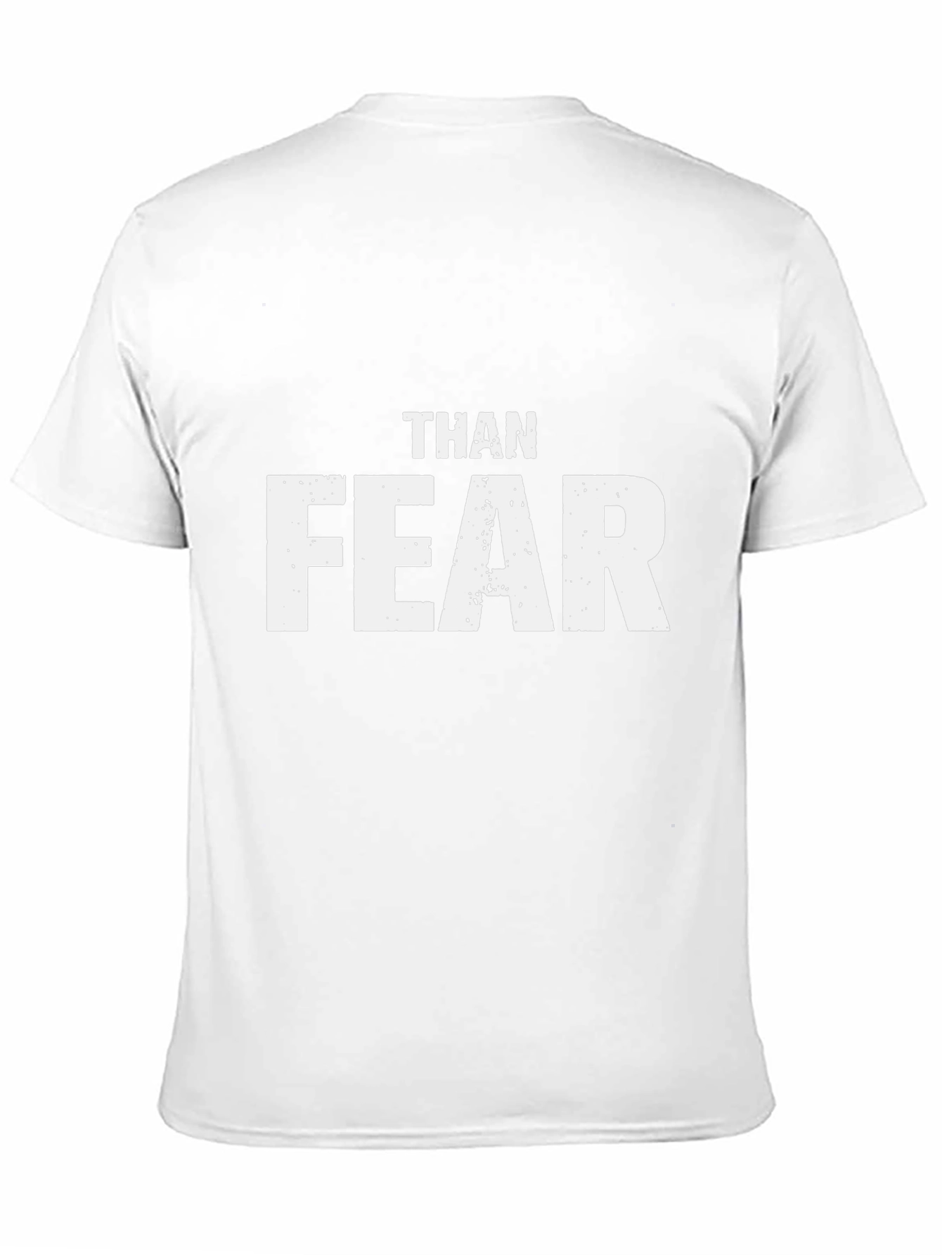 Black Than Fear Graphic Tee - Motivational T-Shirt view 11