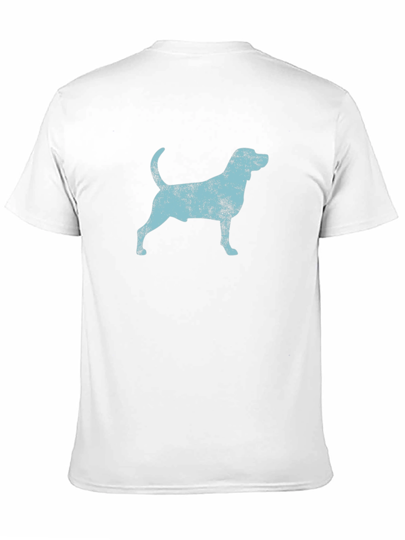 Black Distressed Dog Graphic Tee - Black view 11