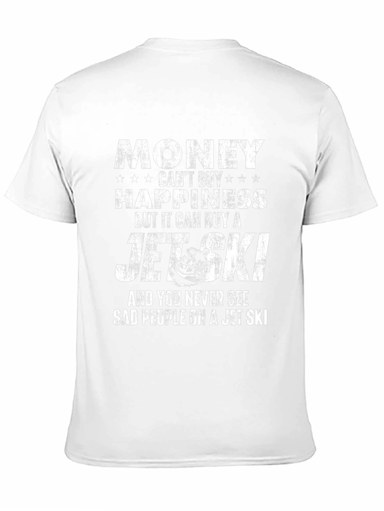Black Money Can Buy Jet Ski T-Shirt - Funny Graphic Tee view 11