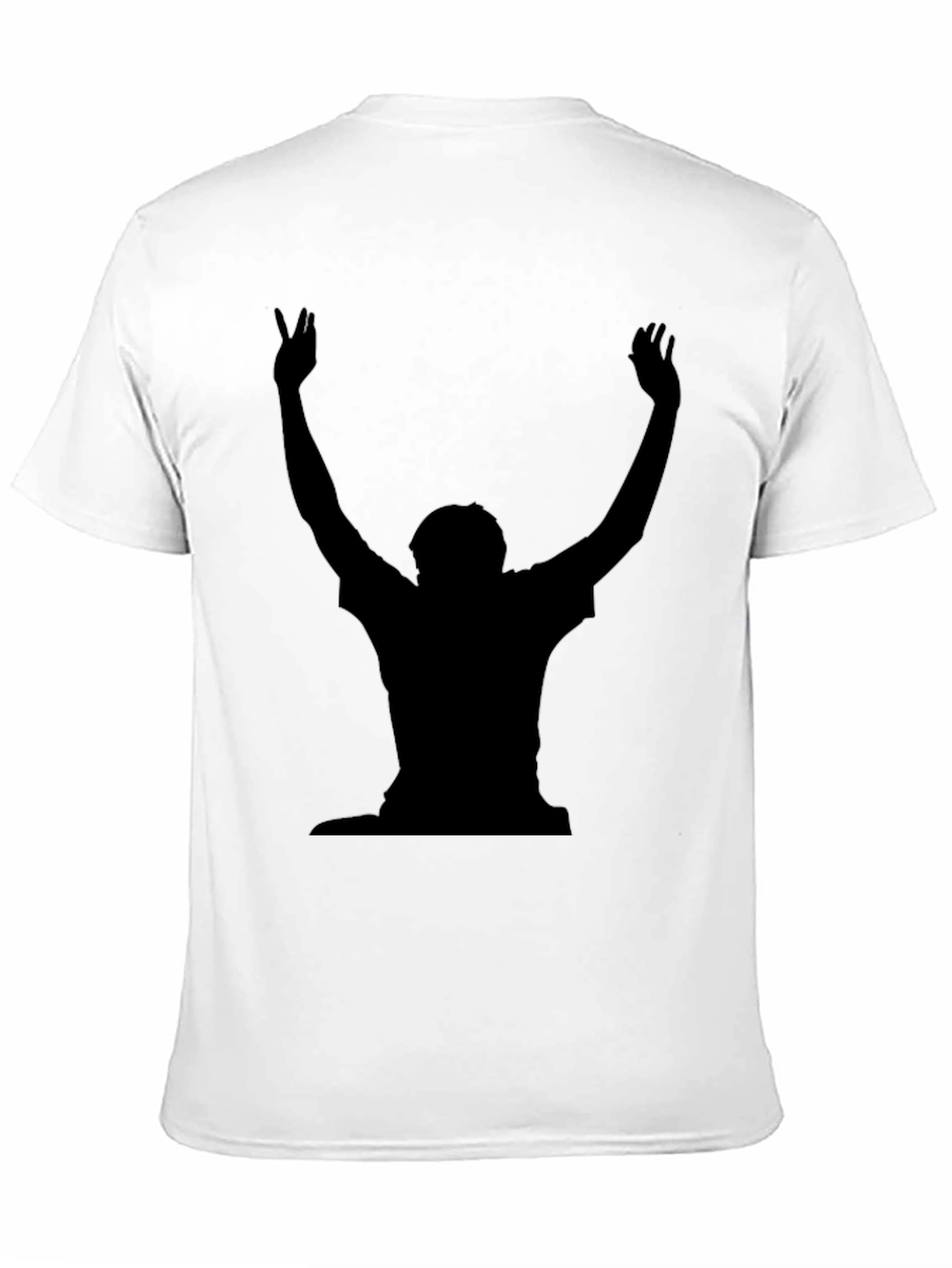 Black Silhouette Graphic T-Shirt - Black view 11