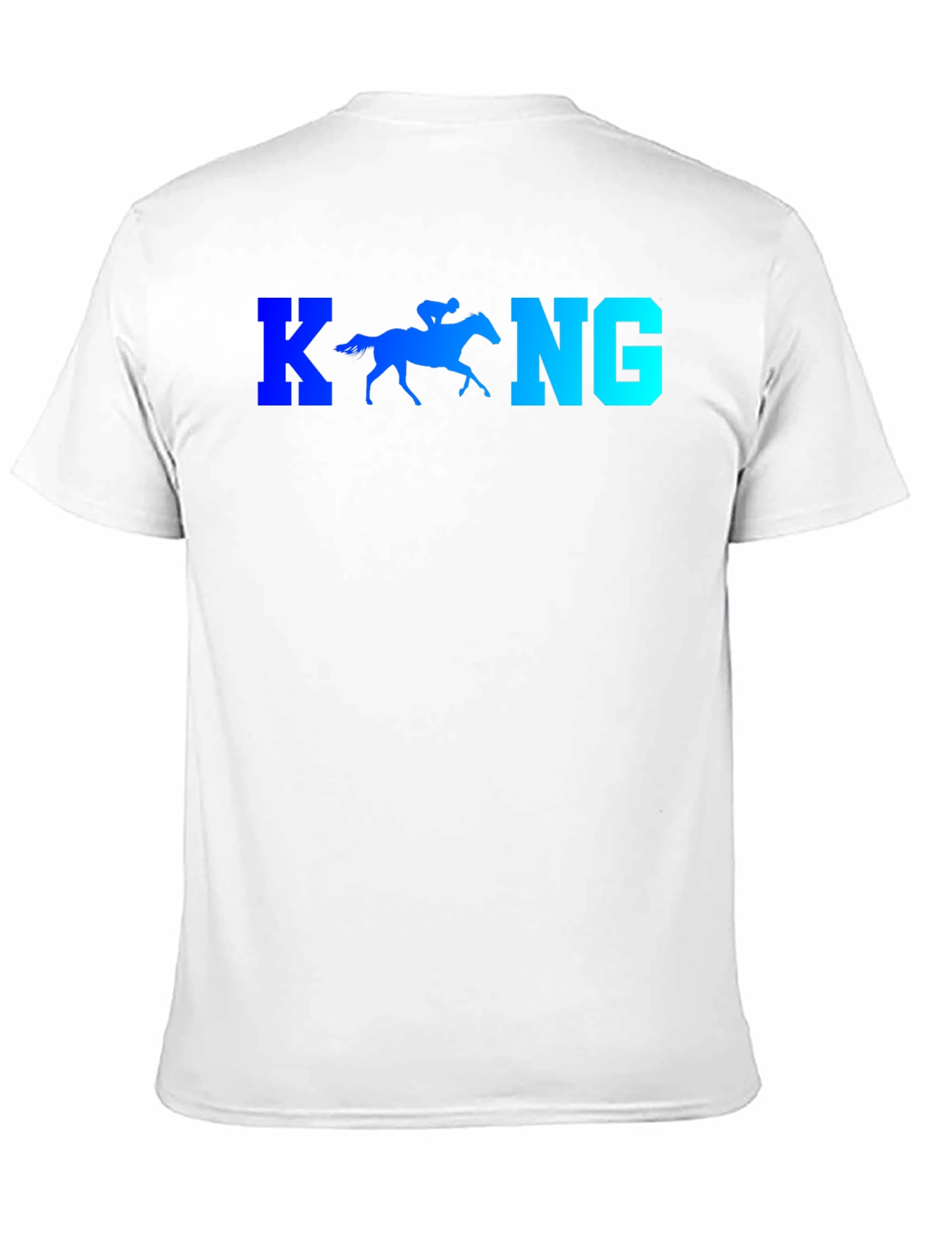 Black Horse Racing Tee - King Style Graphic T-Shirt view 11