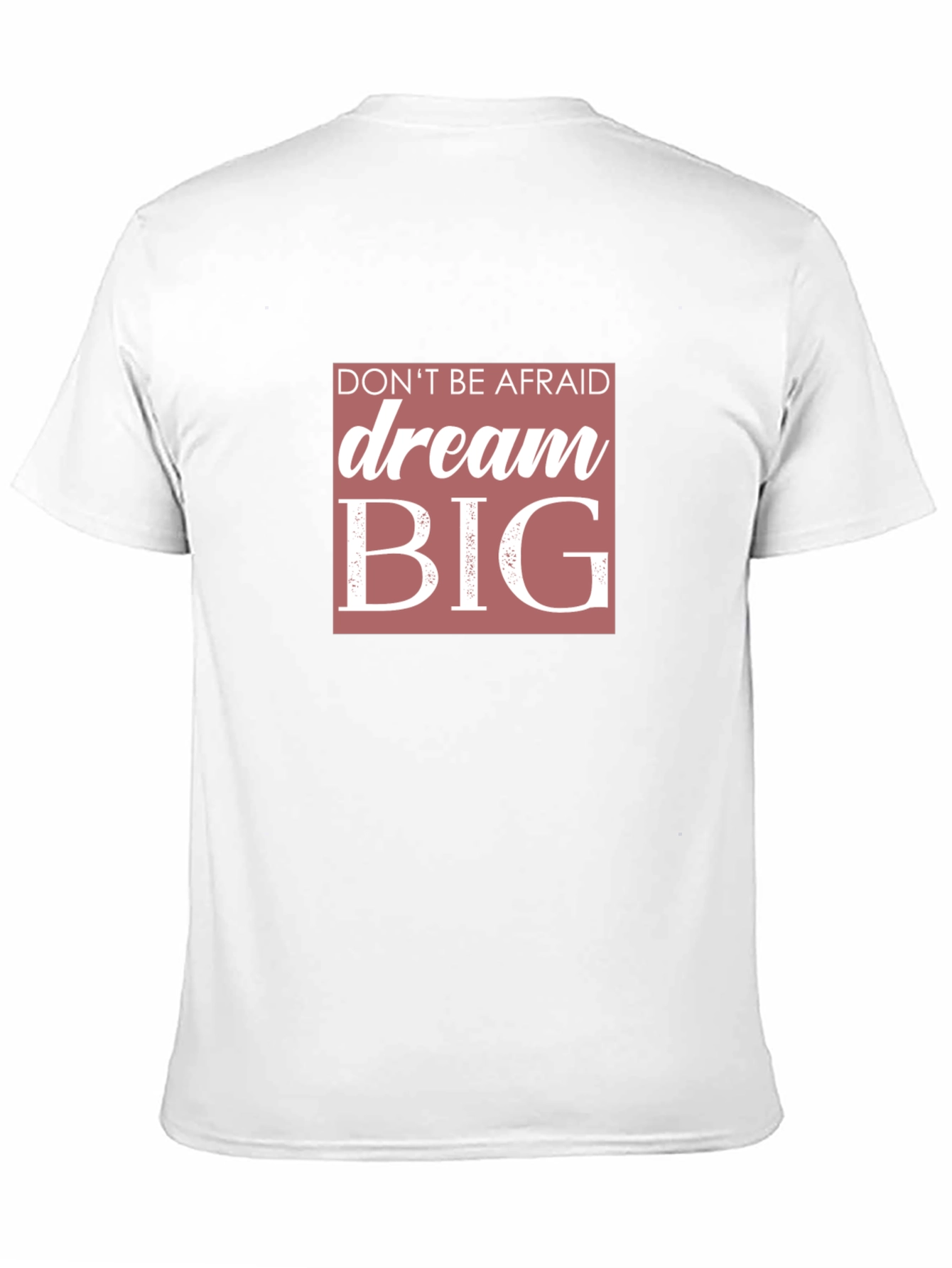 Black Dream Big Graphic Tee - Inspirational Design view 11
