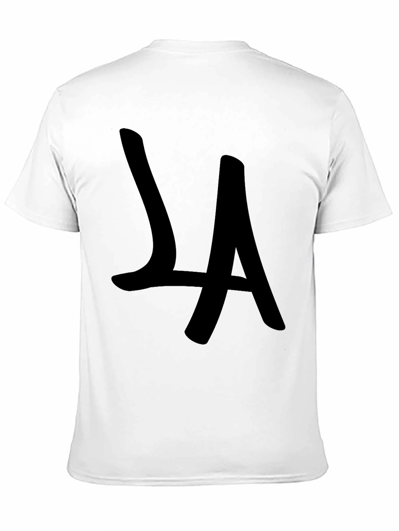 Black LA Graphic Tee - Black Cotton Blend Unisex view 11