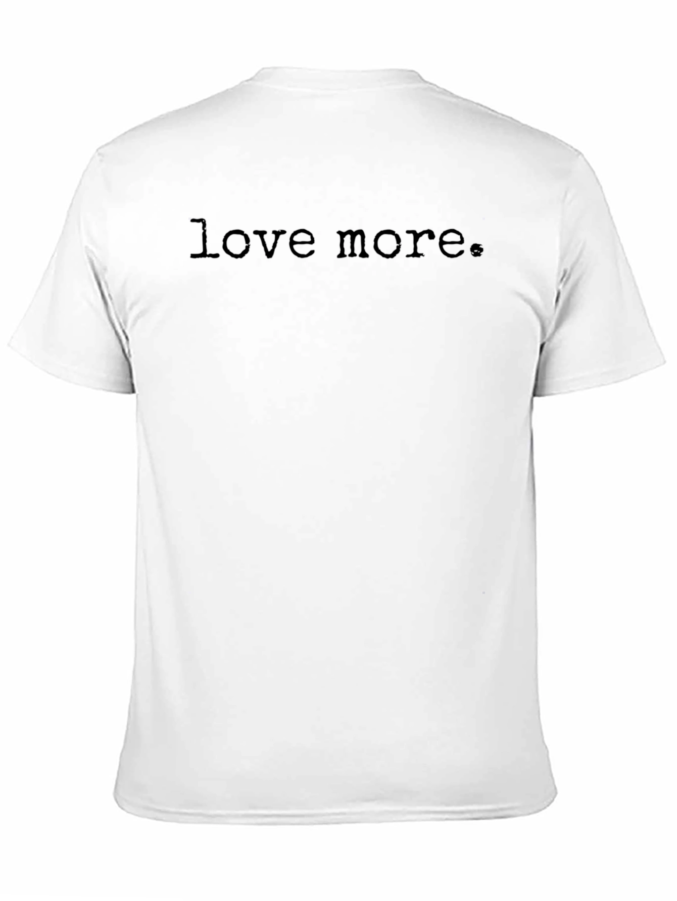 Black Love More Graphic Tee - Black Casual T-Shirt view 11
