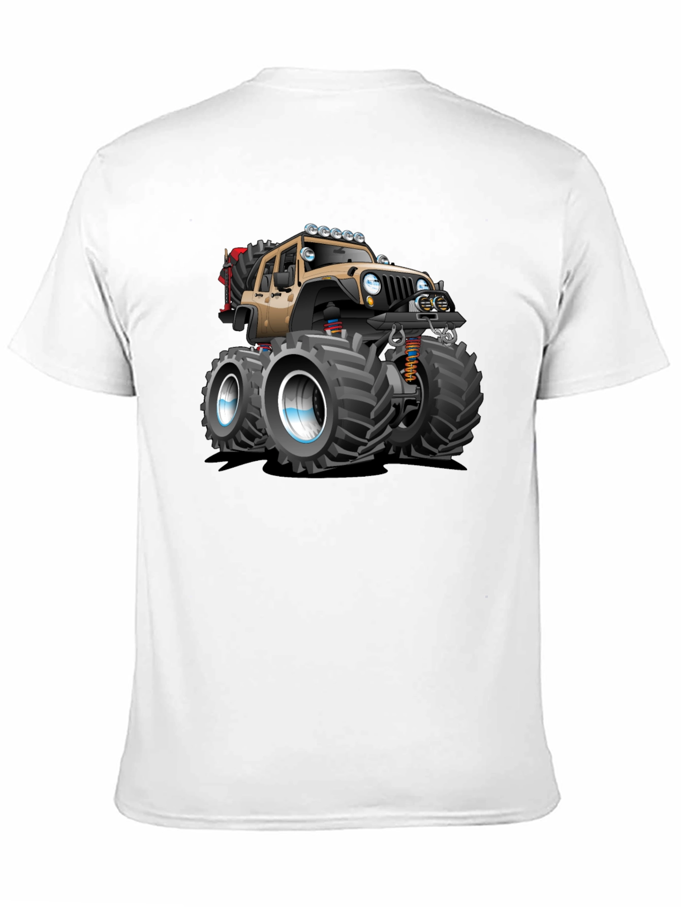 Black Monster Truck Graphic Tee - Off-Road Style view 11