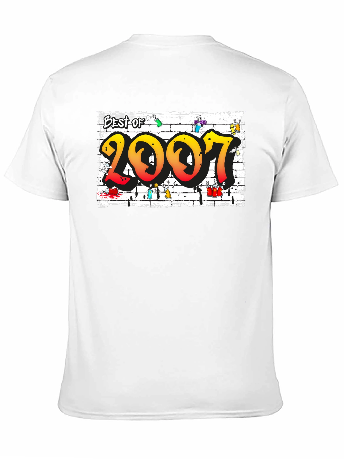 Black Best of 2007 Graffiti T-Shirt view 11