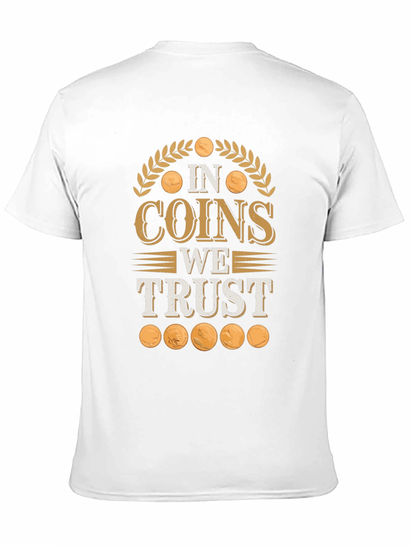 Black In Coins We Trust Novelty T-Shirt view 11