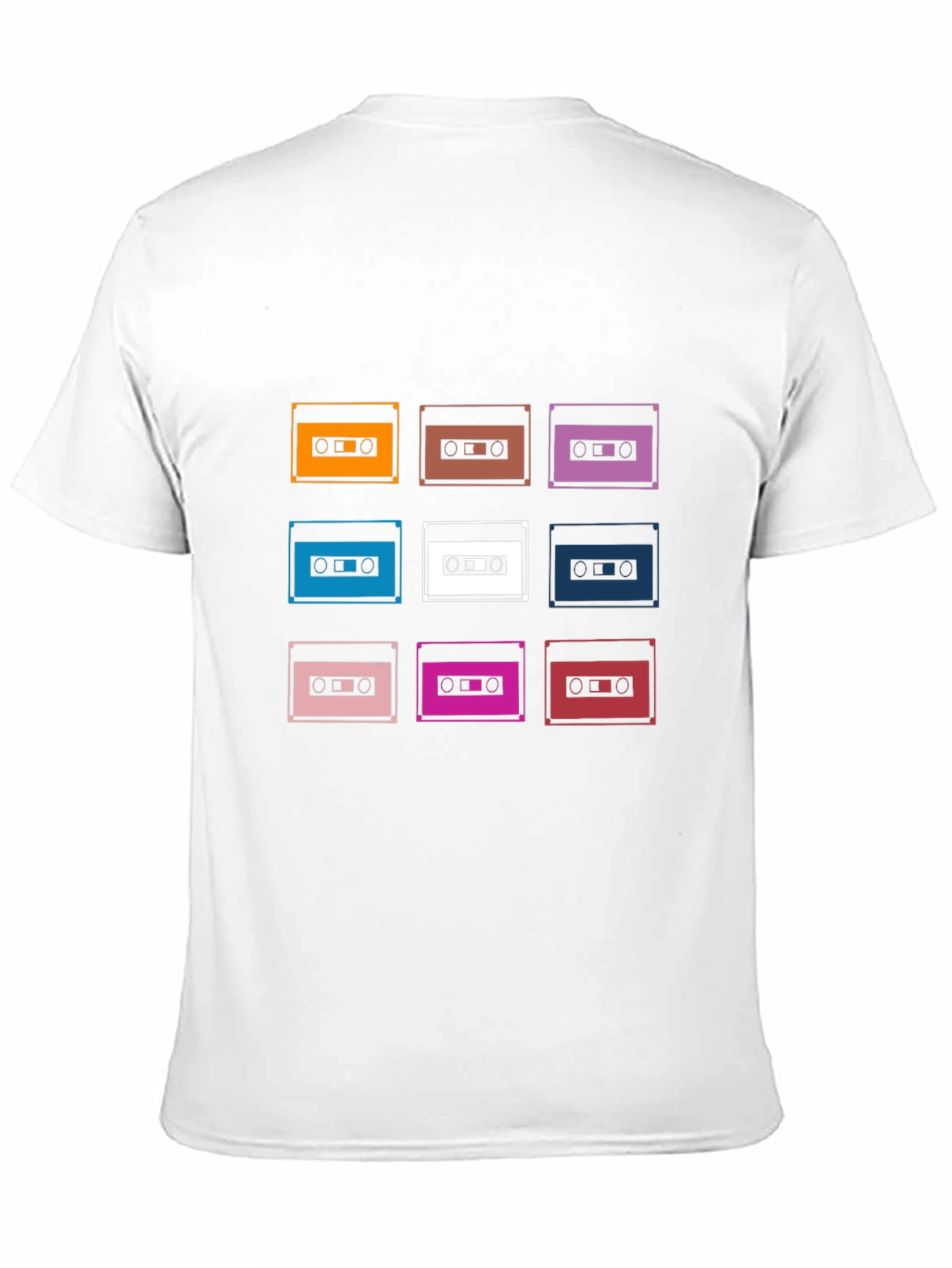 Black Retro Cassette Tape Graphic Tee - Black view 11
