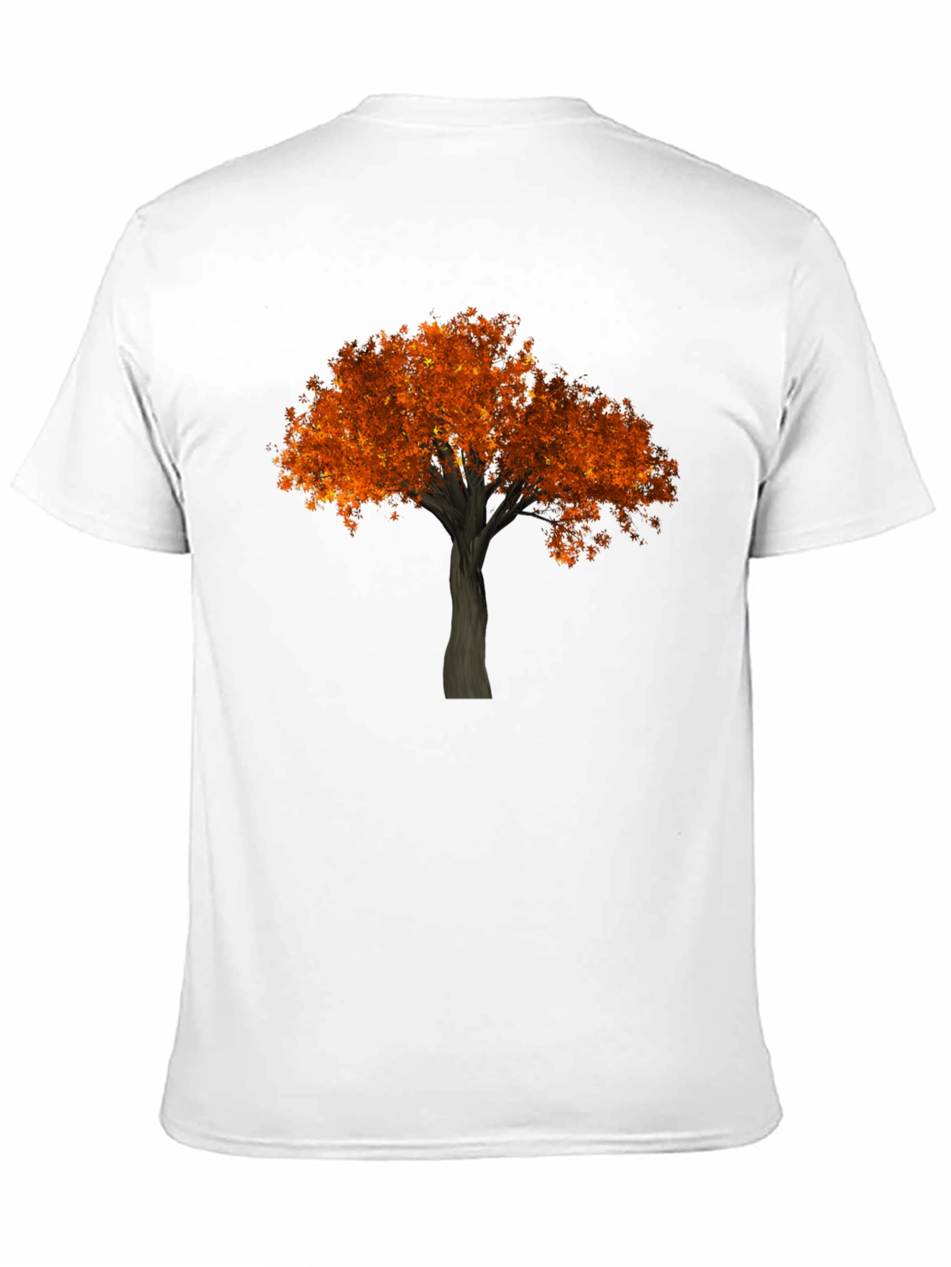 Black Autumn Tree Graphic Black T-Shirt view 11