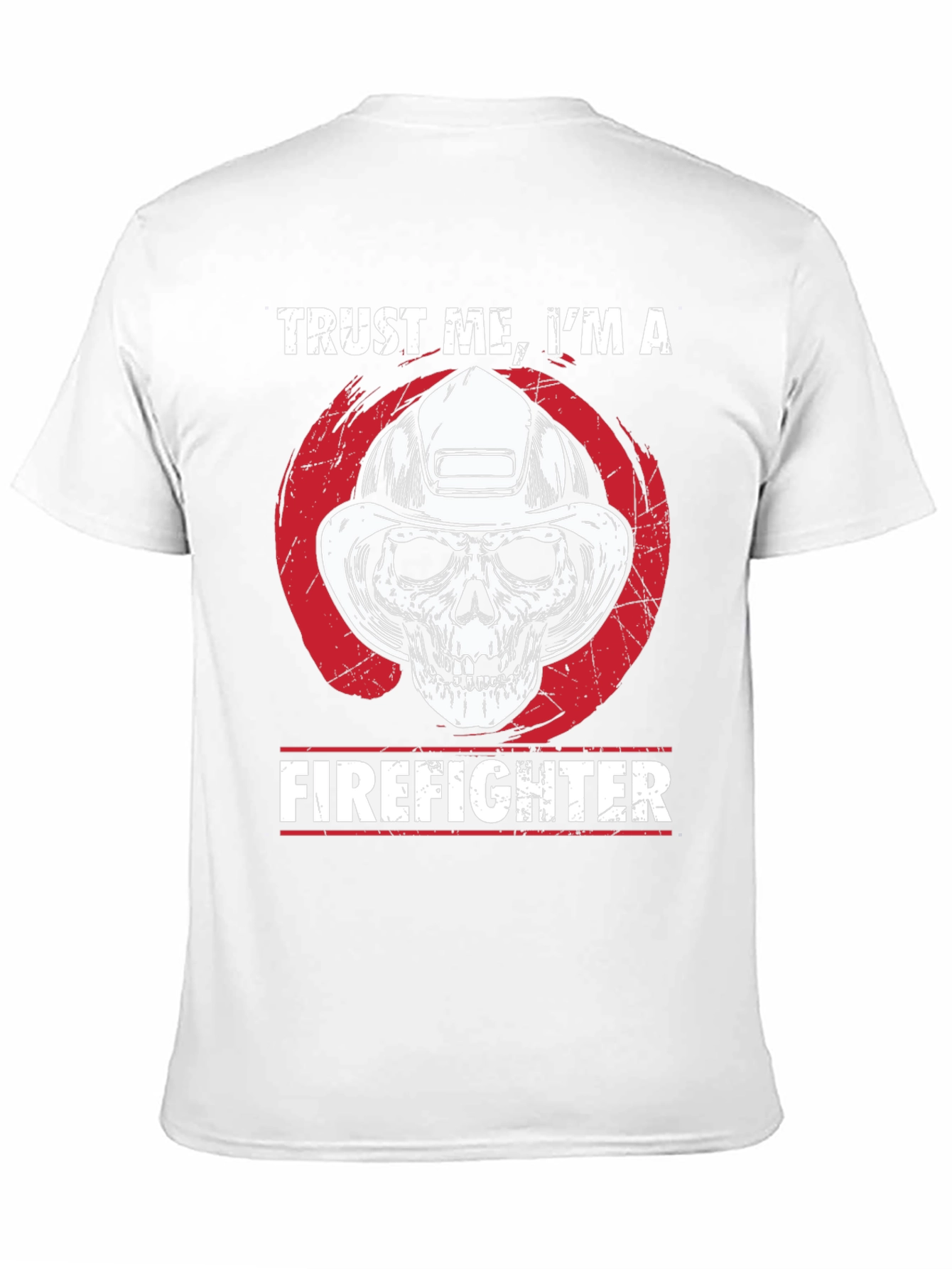 Black Trust Me, I'm A Firefighter T-Shirt view 11