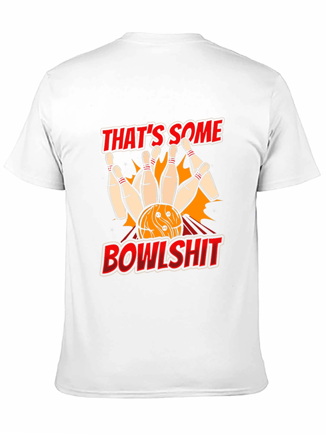 Black That's Some Bowlshit T-Shirt view 11