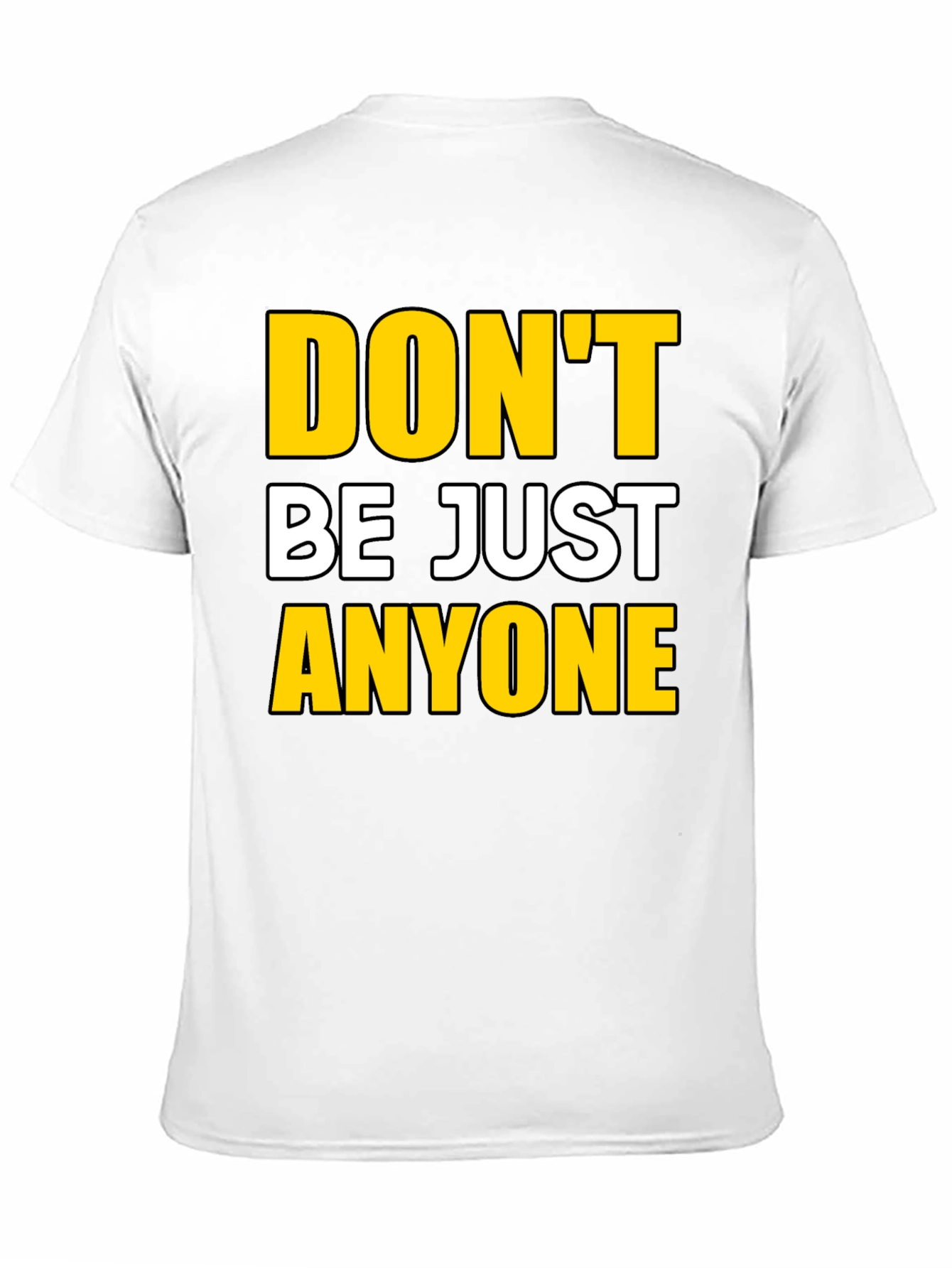 Black Don't Be Just Anyone Graphic Tee - Black view 11