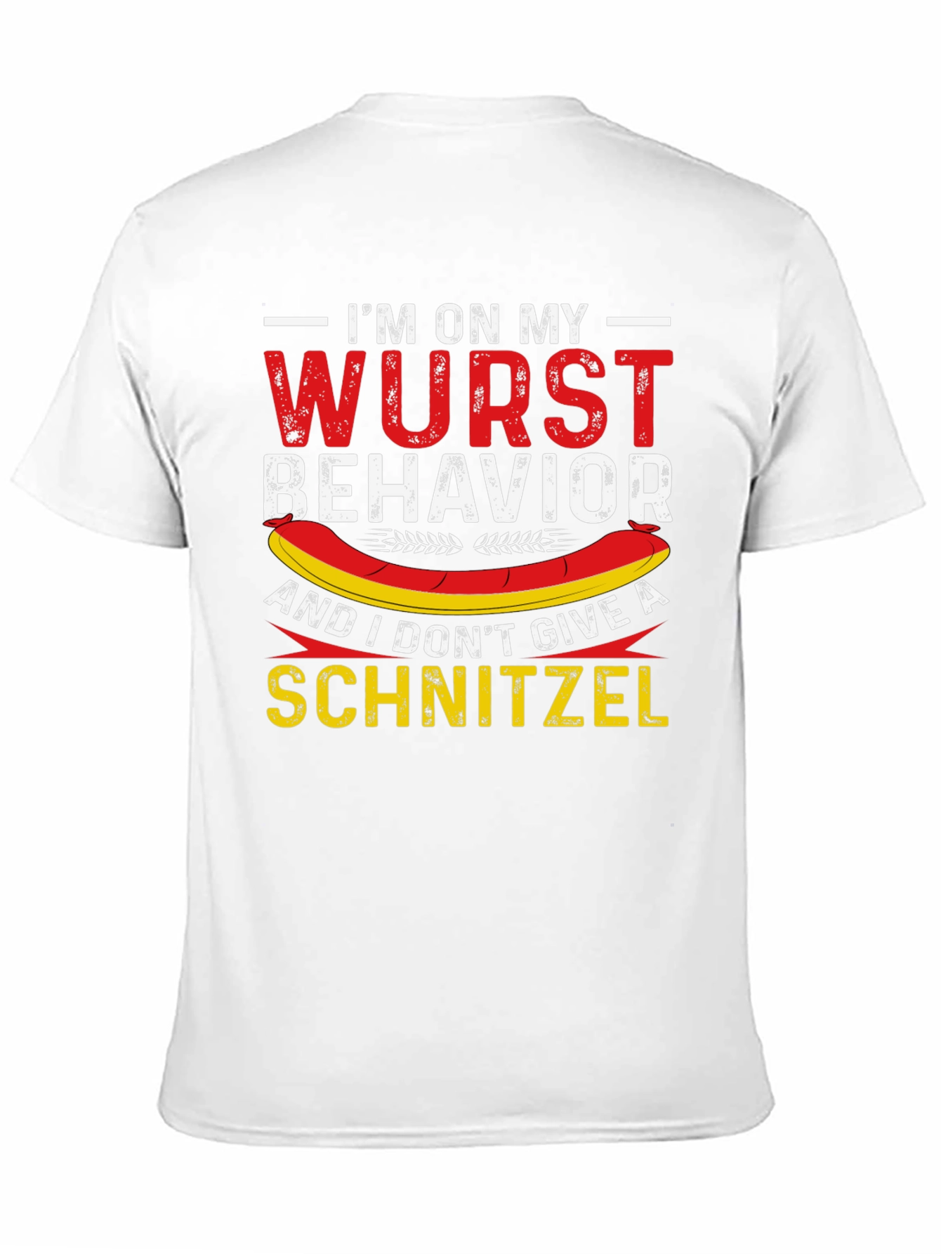 Black Wurst Behavior Funny German T-Shirt view 11