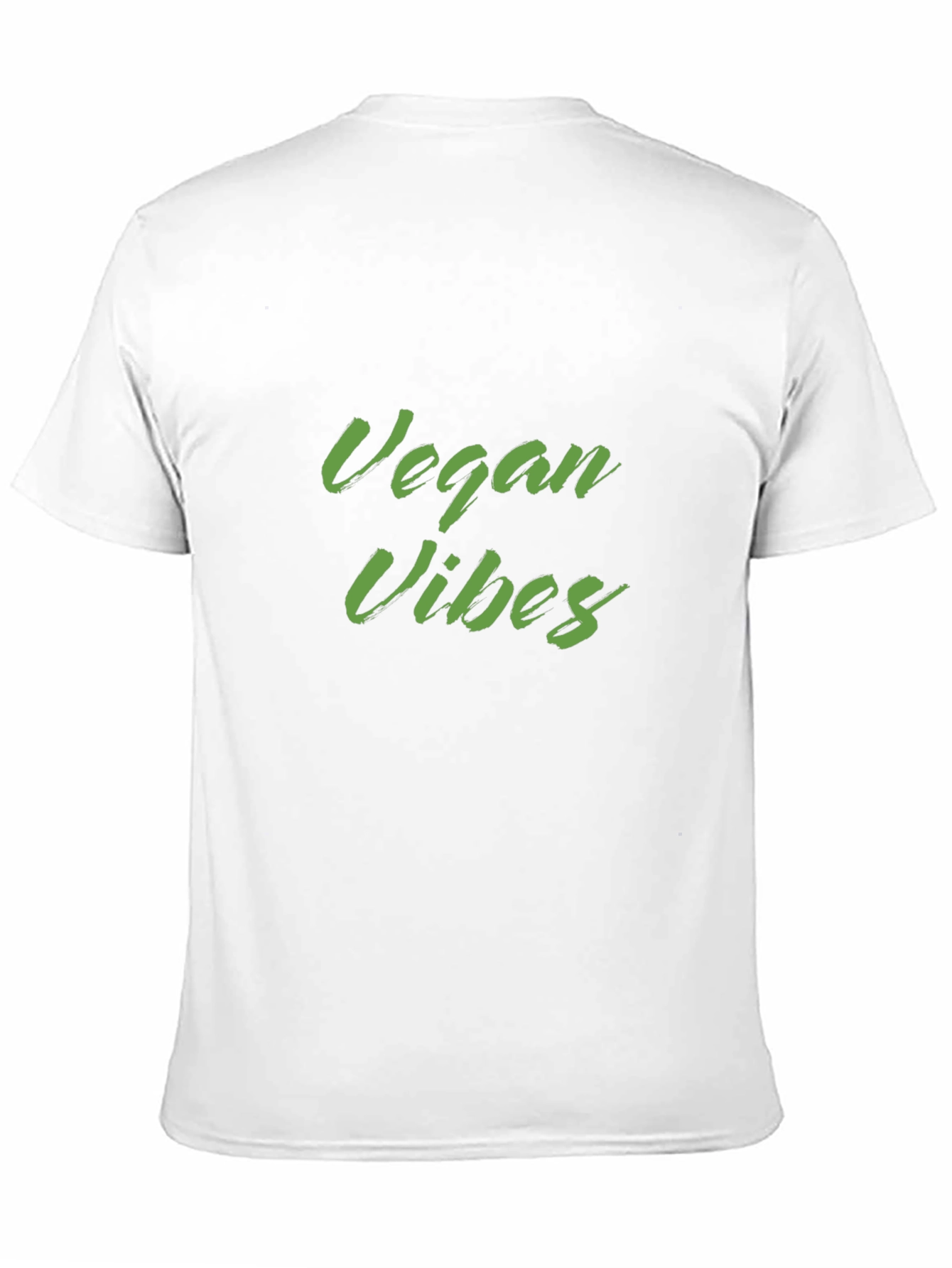 Black Vegan Vibes Black T-Shirt view 11
