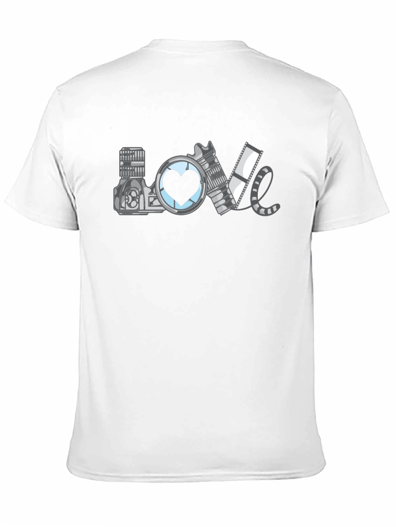 Black Photographer LOVE Graphic T-Shirt - Black view 11