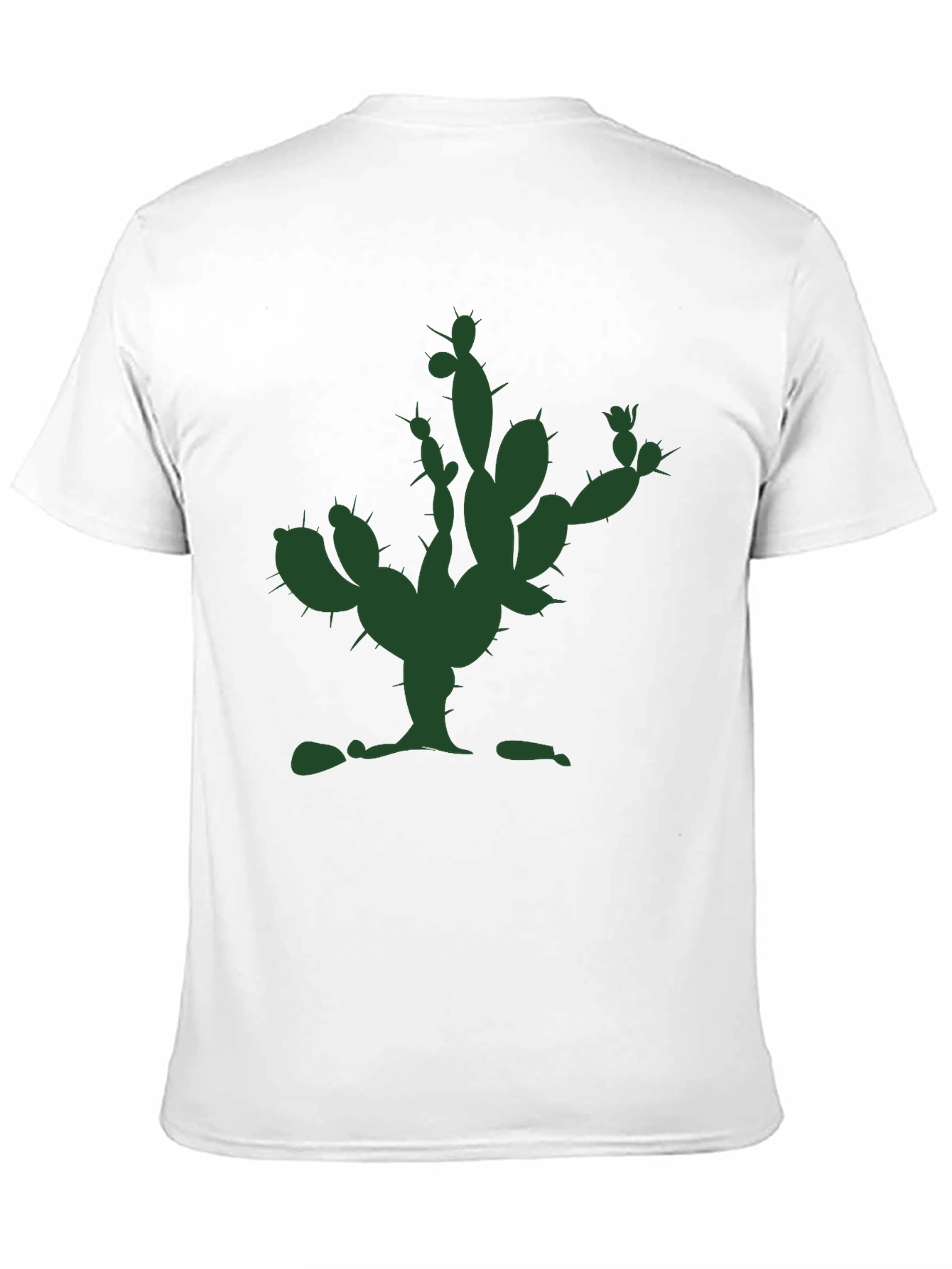 Black Cactus Graphic Tee - Modern Unisex T-Shirt view 11