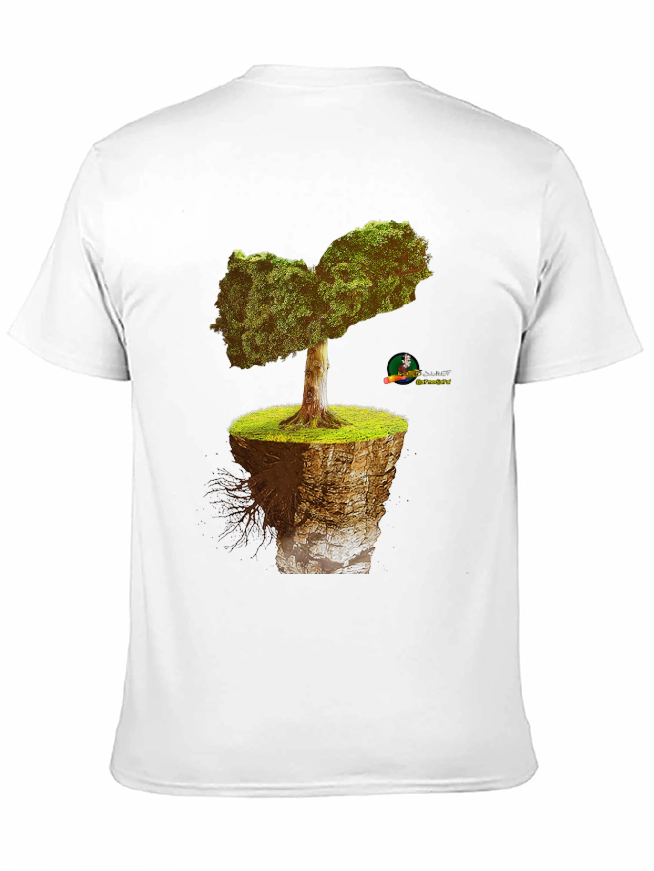 Black Unique Tree T-Shirt - Nature Design view 11