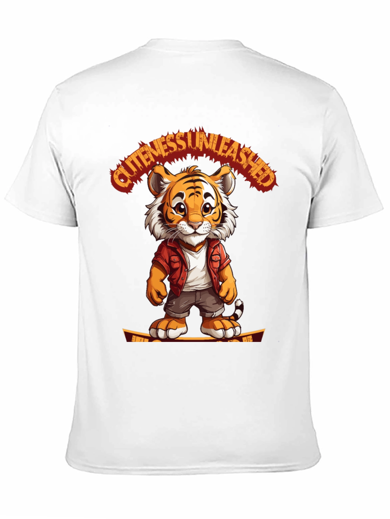 Black Cute Tiger Graphic Tee - Unleash the Cuteness! view 11