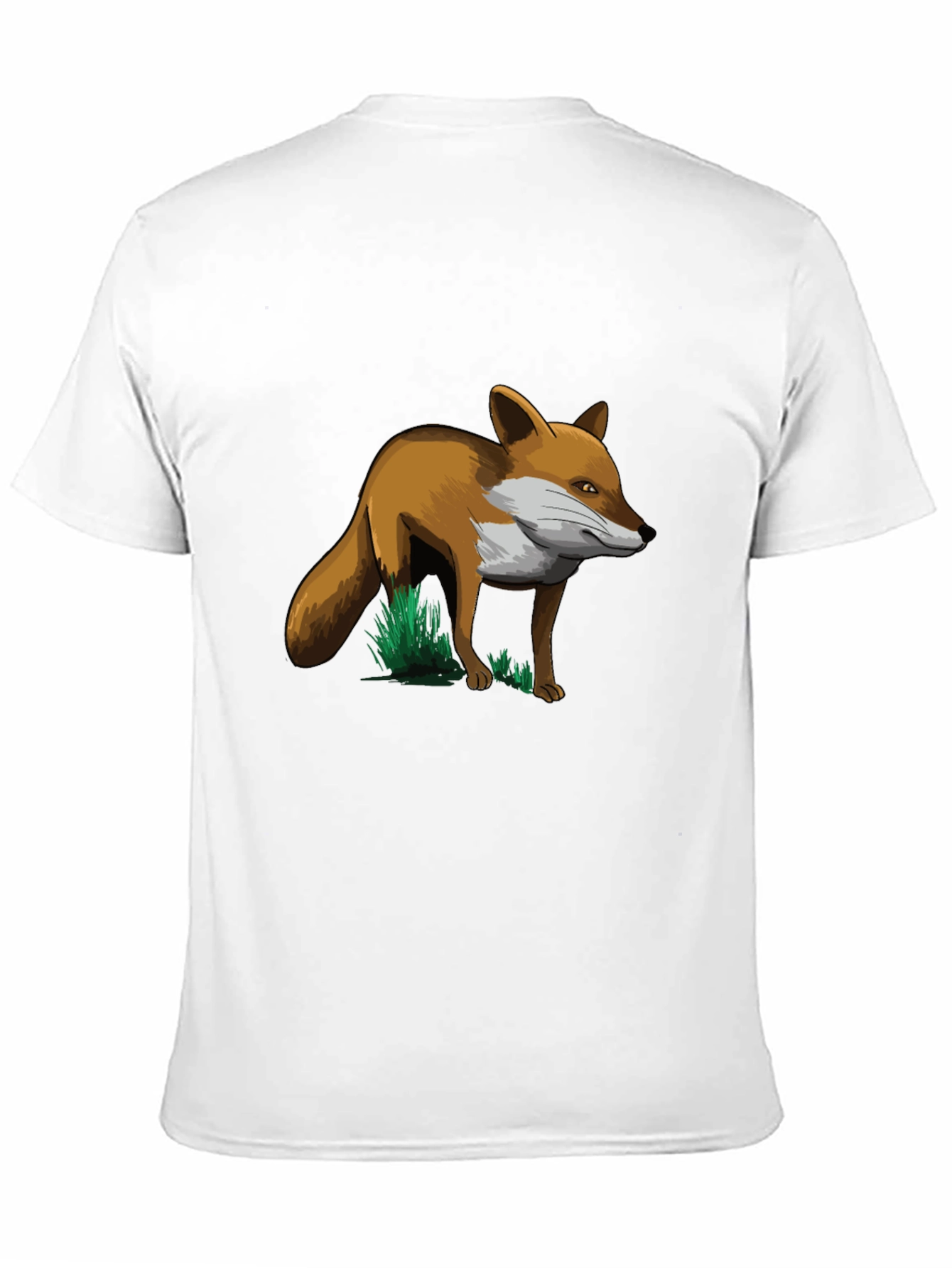 Black Fox Graphic T-Shirt - Black Cotton Tee view 11