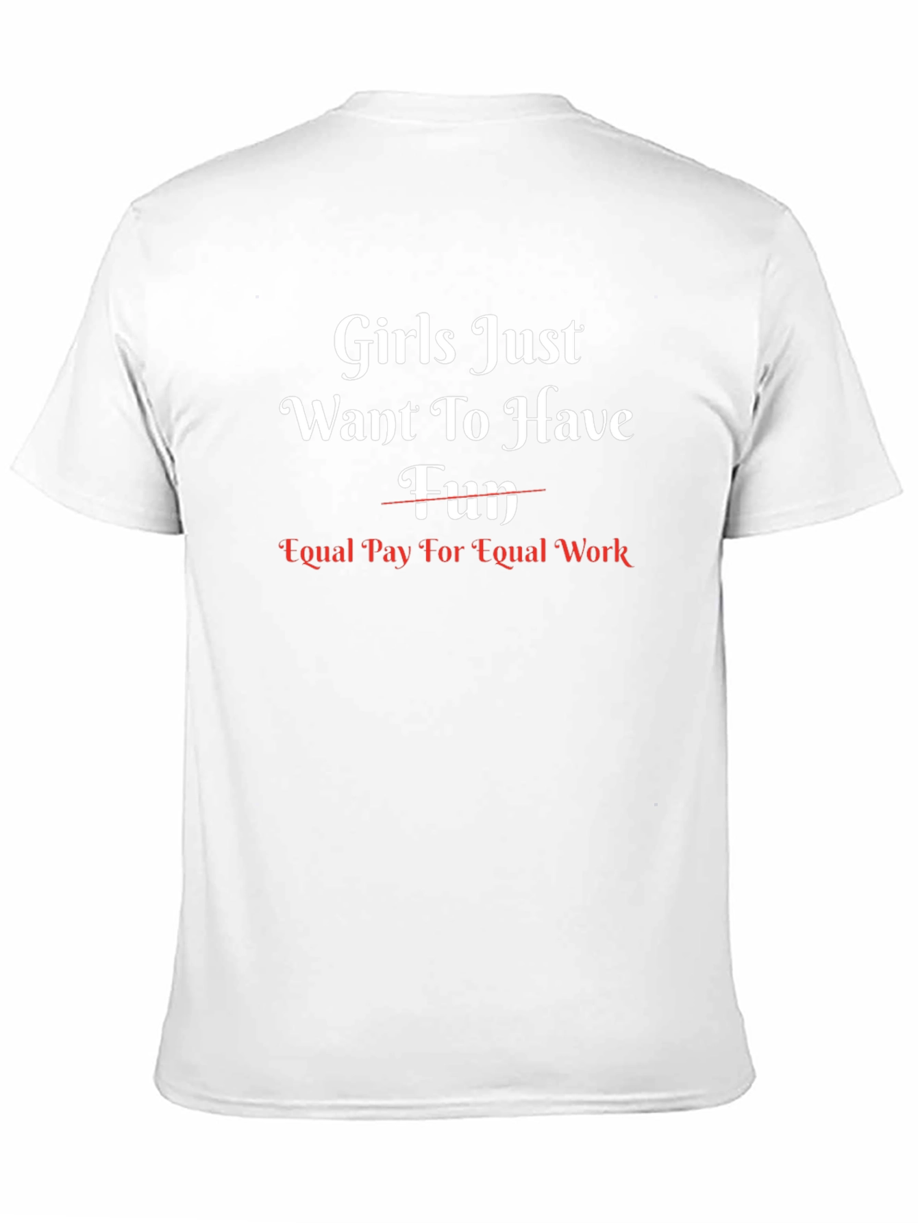 Black Feminist Statement T-Shirt Equal Pay For Equal Work view 11