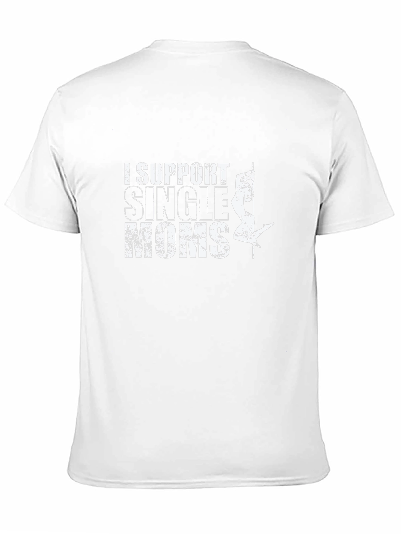 Black I Support Single Moms Black Graphic Tee view 11