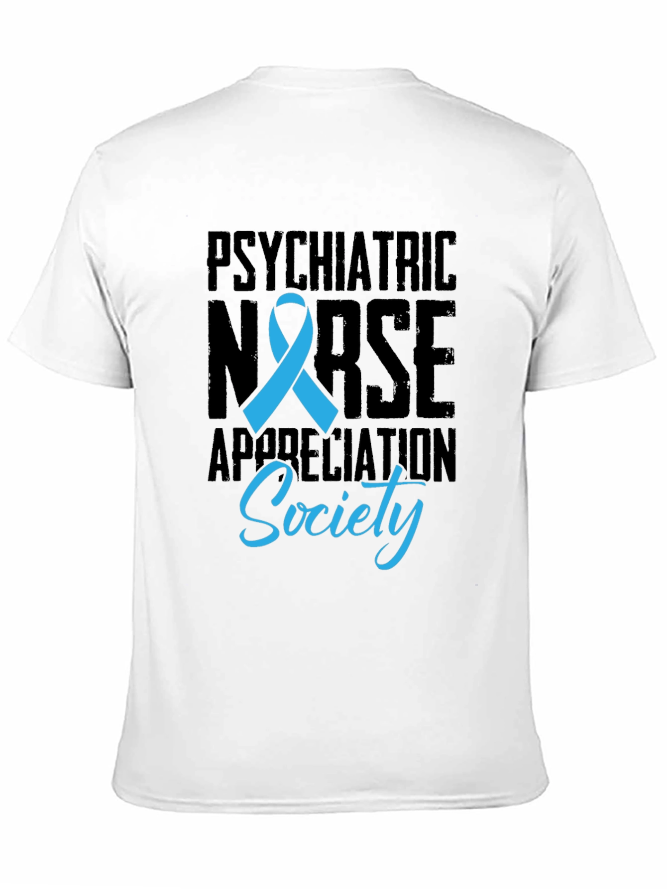 Black Psychiatric Nurse Appreciation Society T-Shirt view 11