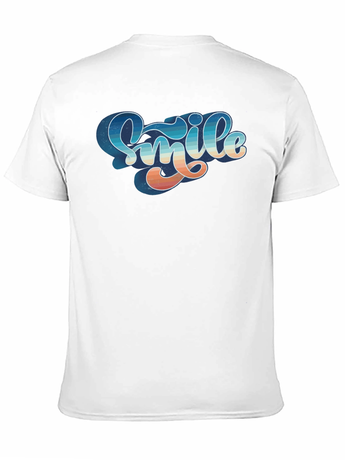 Black Retro Smile Graphic Black Tee view 11