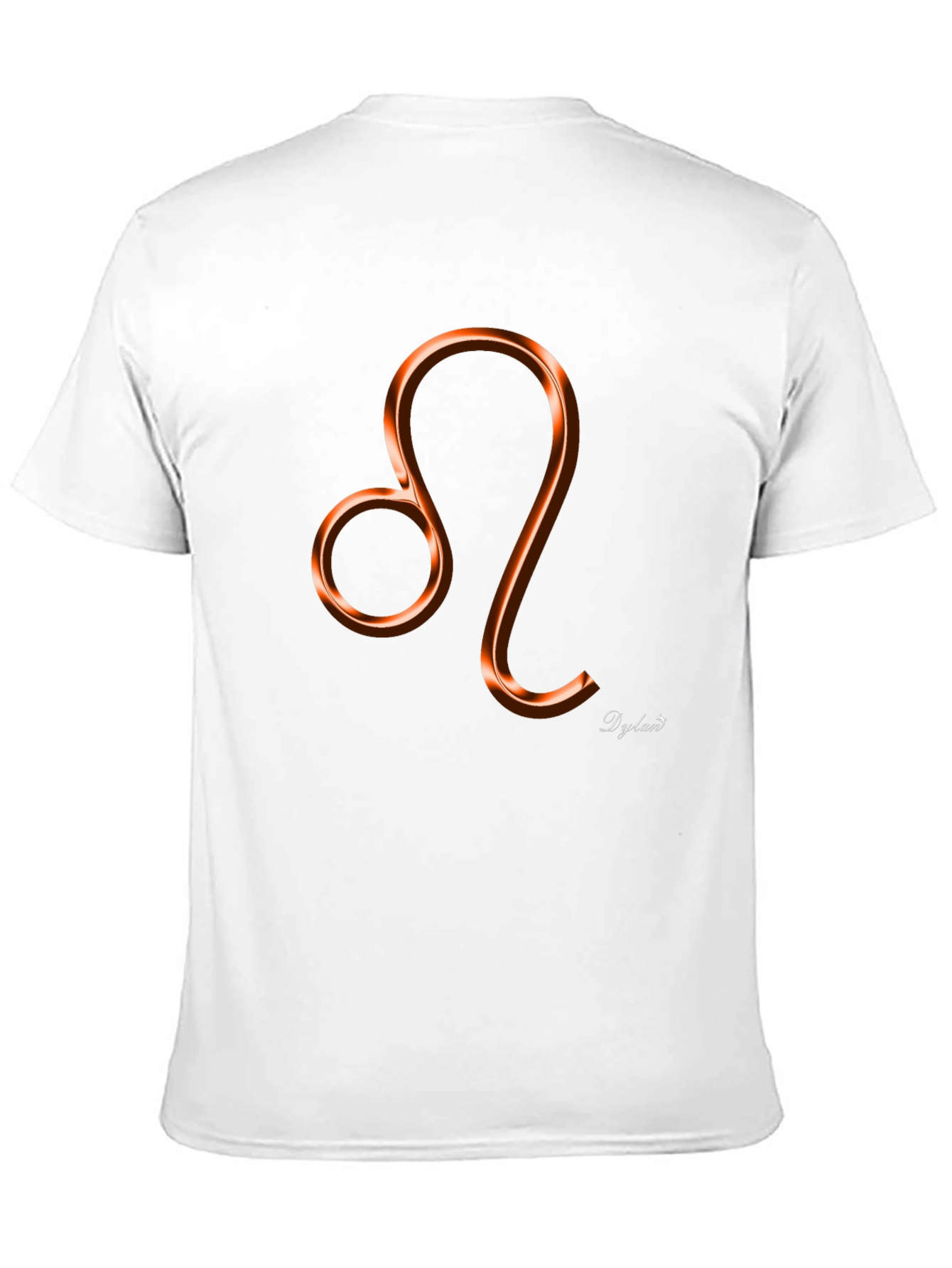 Black Leo Zodiac Sign Black T-Shirt view 11