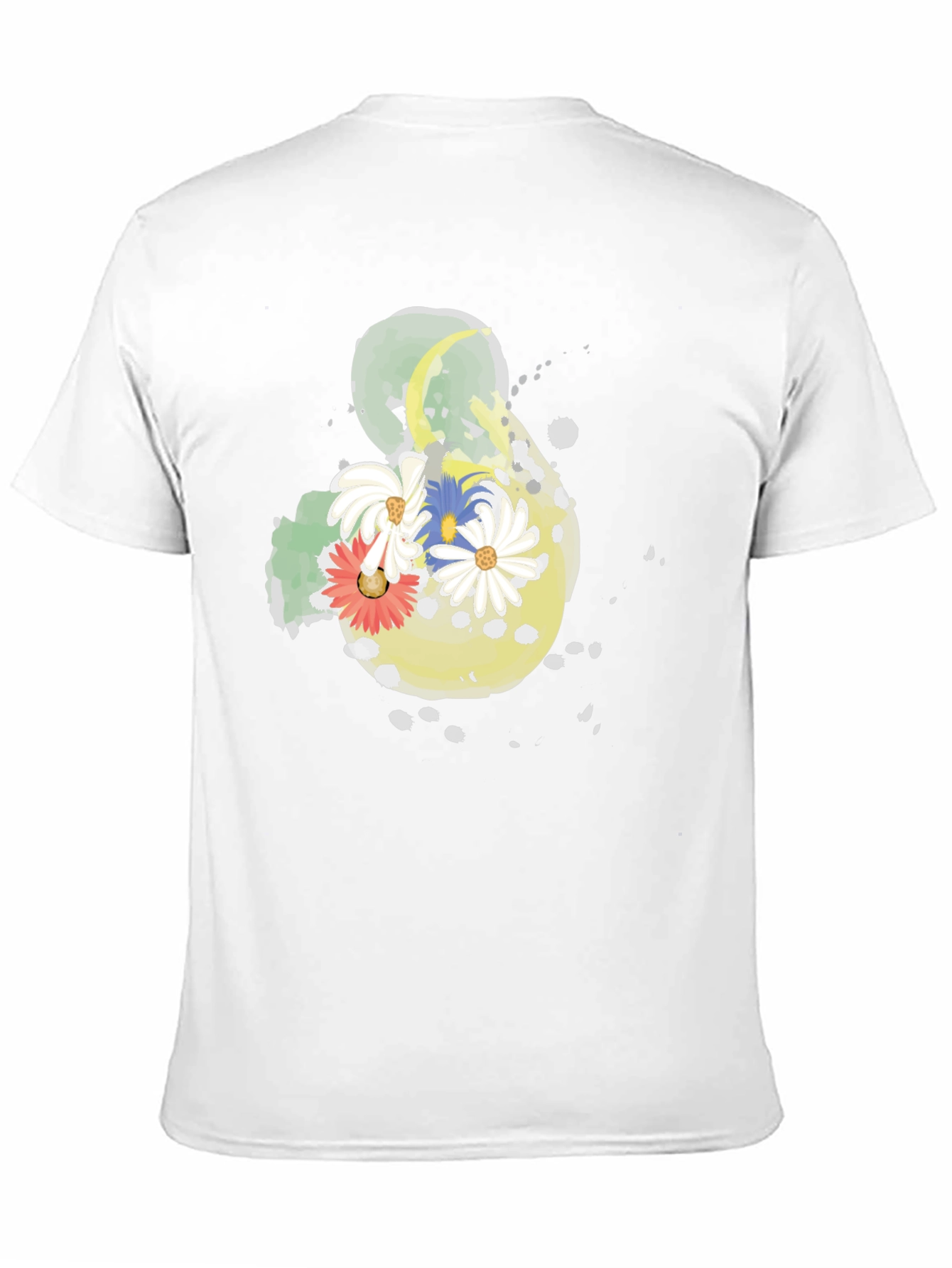 Black Floral Ampersand T-Shirt - Black Casual Tee view 11