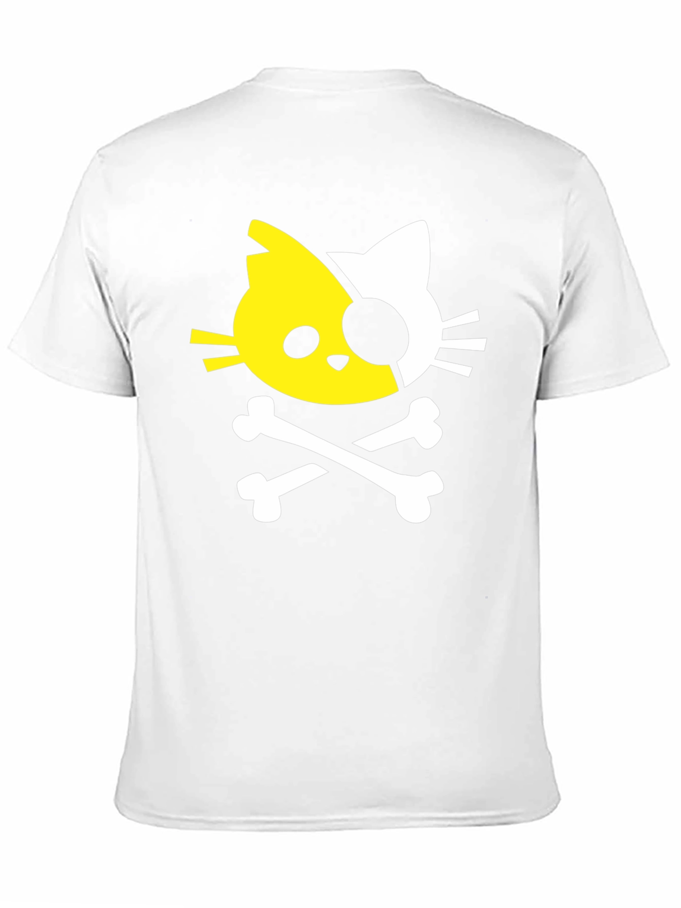 Black Cat Pirate T-Shirt - Unique Skull & Crossbones Design view 11