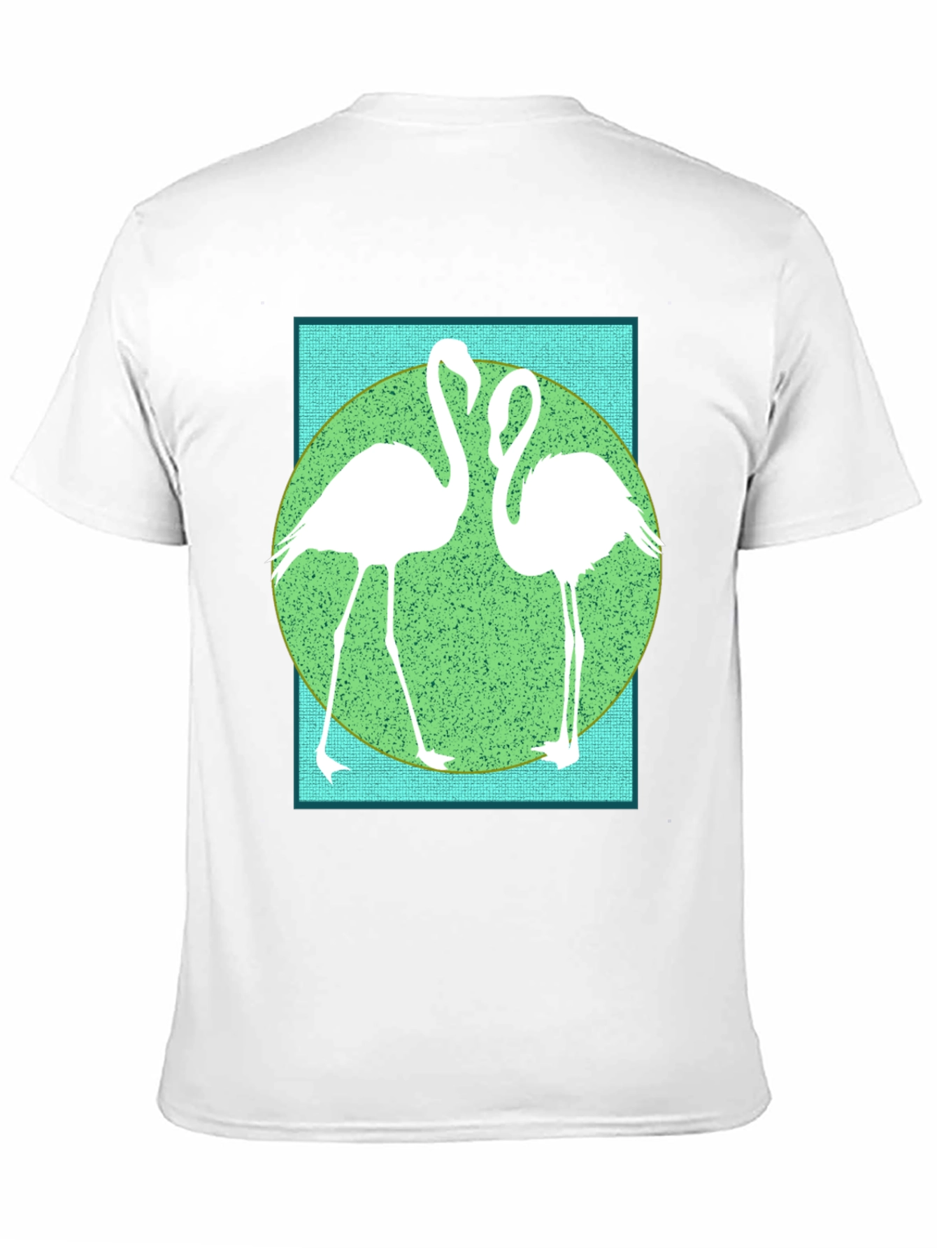 Black Flamingo Graphic Tee - Cool Bird Design view 11