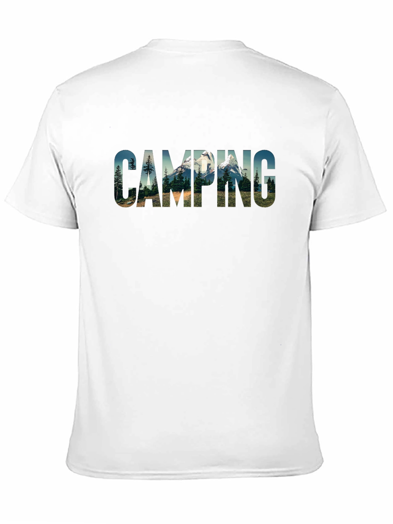 Black Camping Graphic T-Shirt - Outdoor Adventure Tee view 11