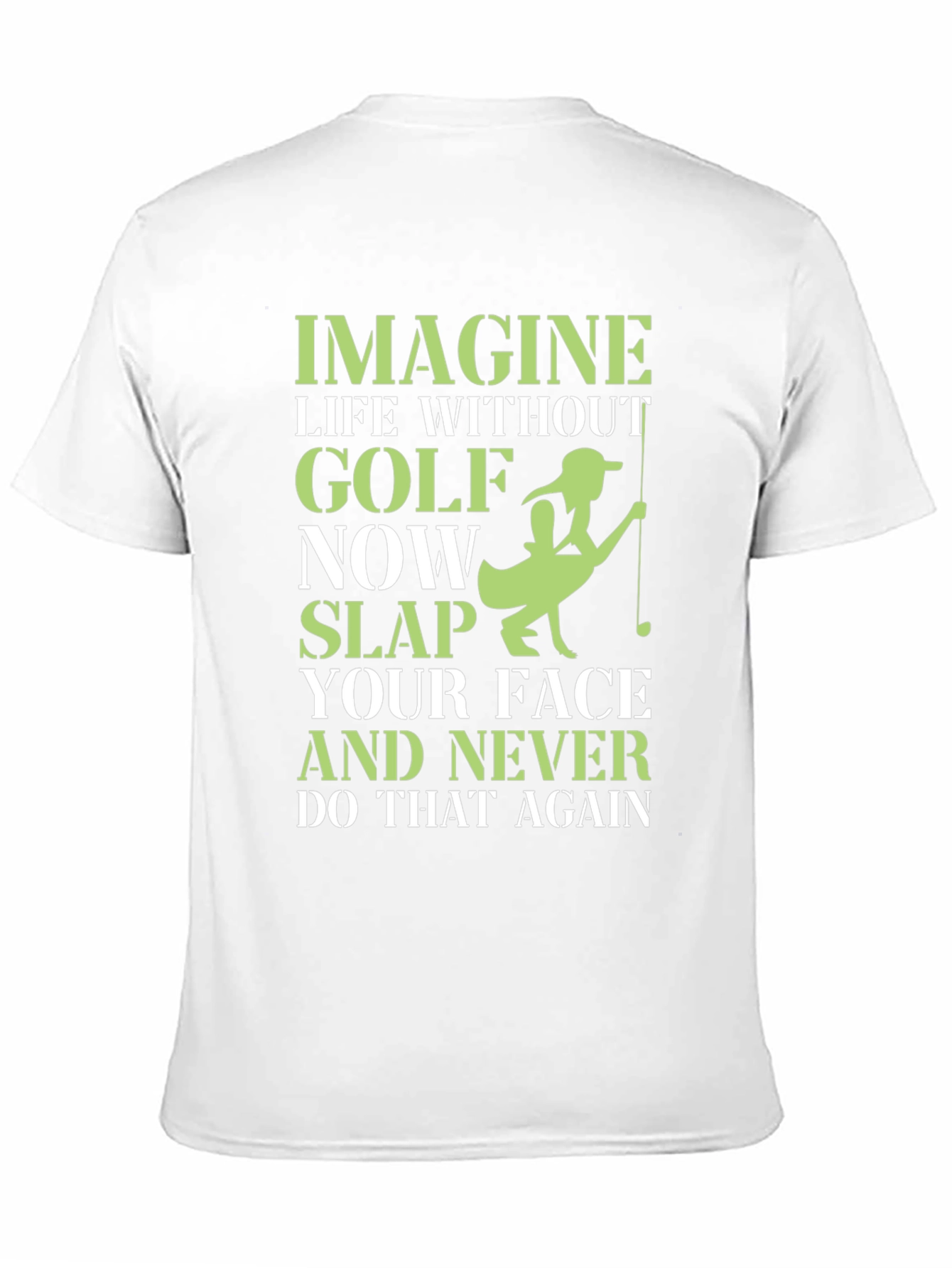 Black Funny Golf Lover T-Shirt view 11