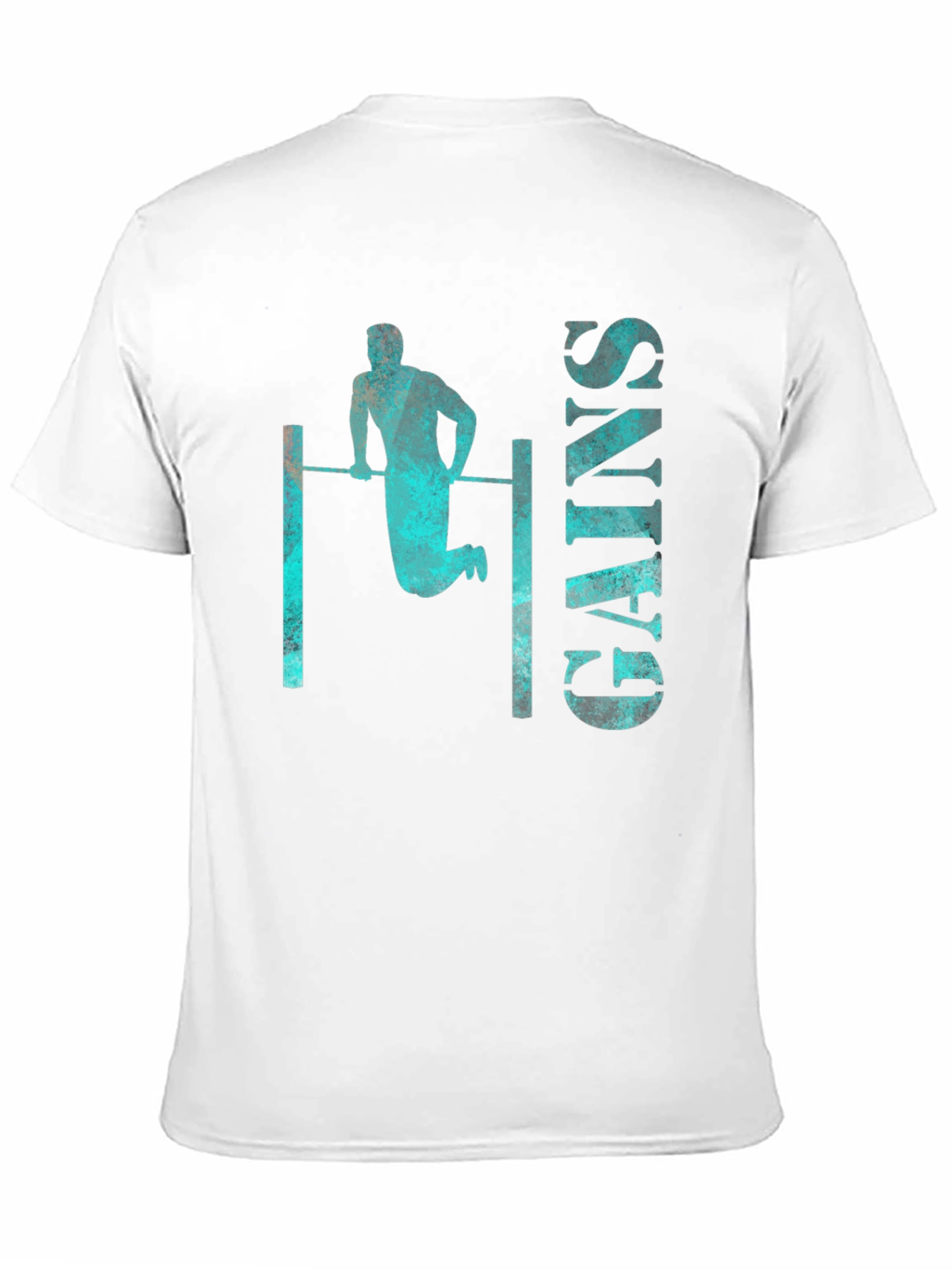Black Gains Graphic Tee - Workout Fitness Shirt view 11