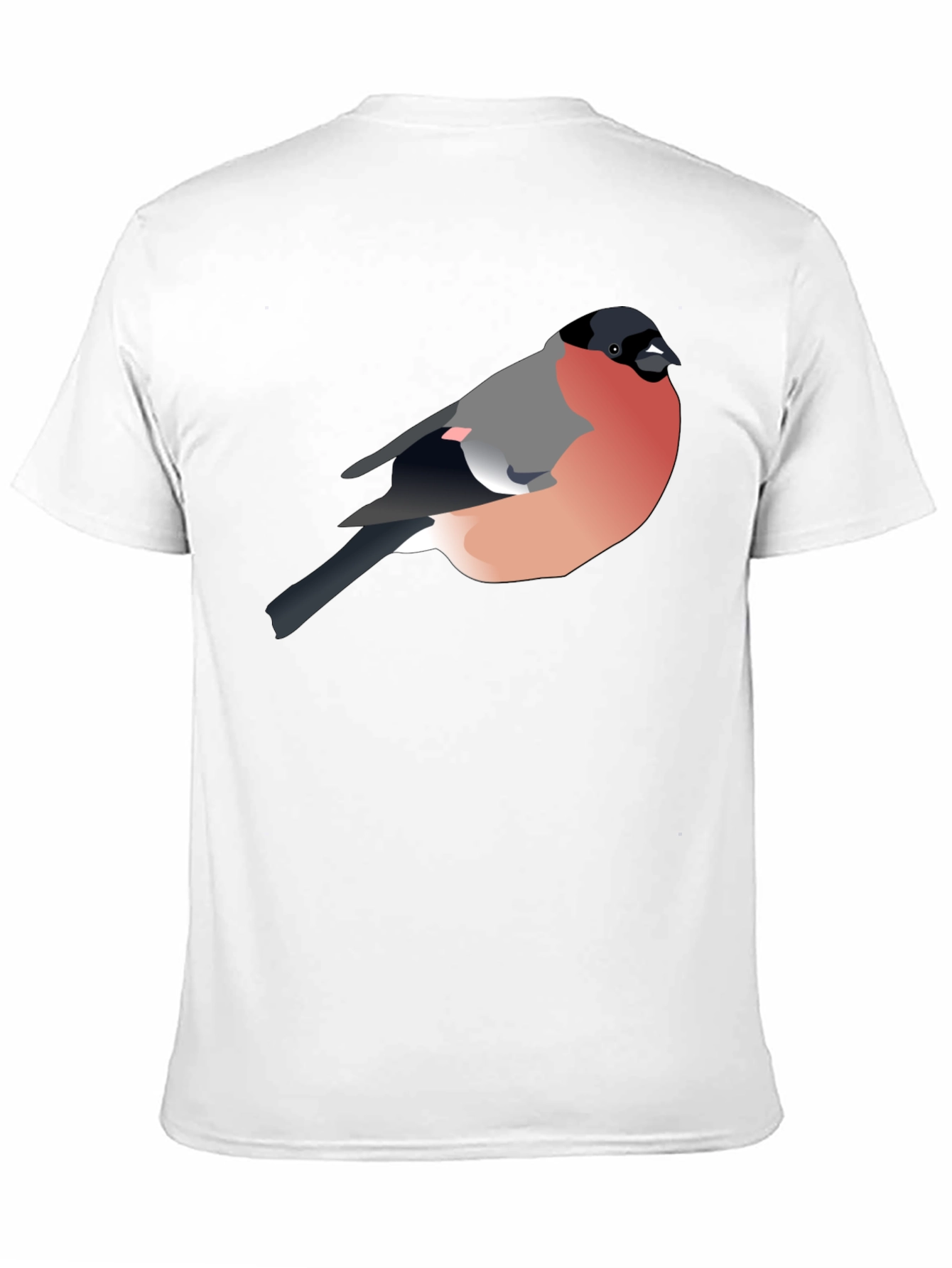 Black Bullfinch Graphic Tee - Stylish Bird Lover's T-Shirt view 11