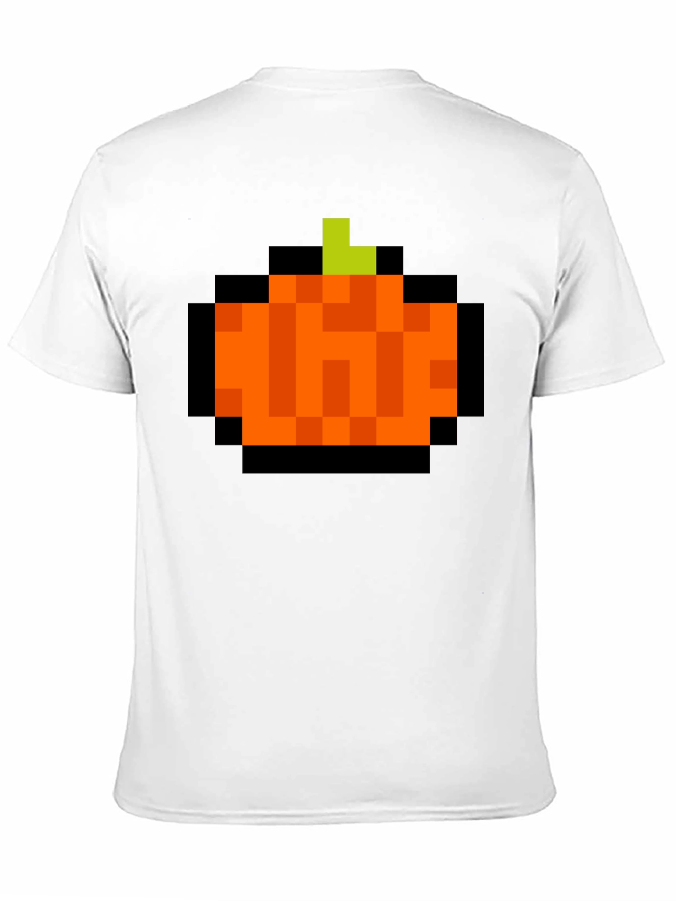 Pixelated Pumpkin T-Shirt - Retro Halloween Tee - 11