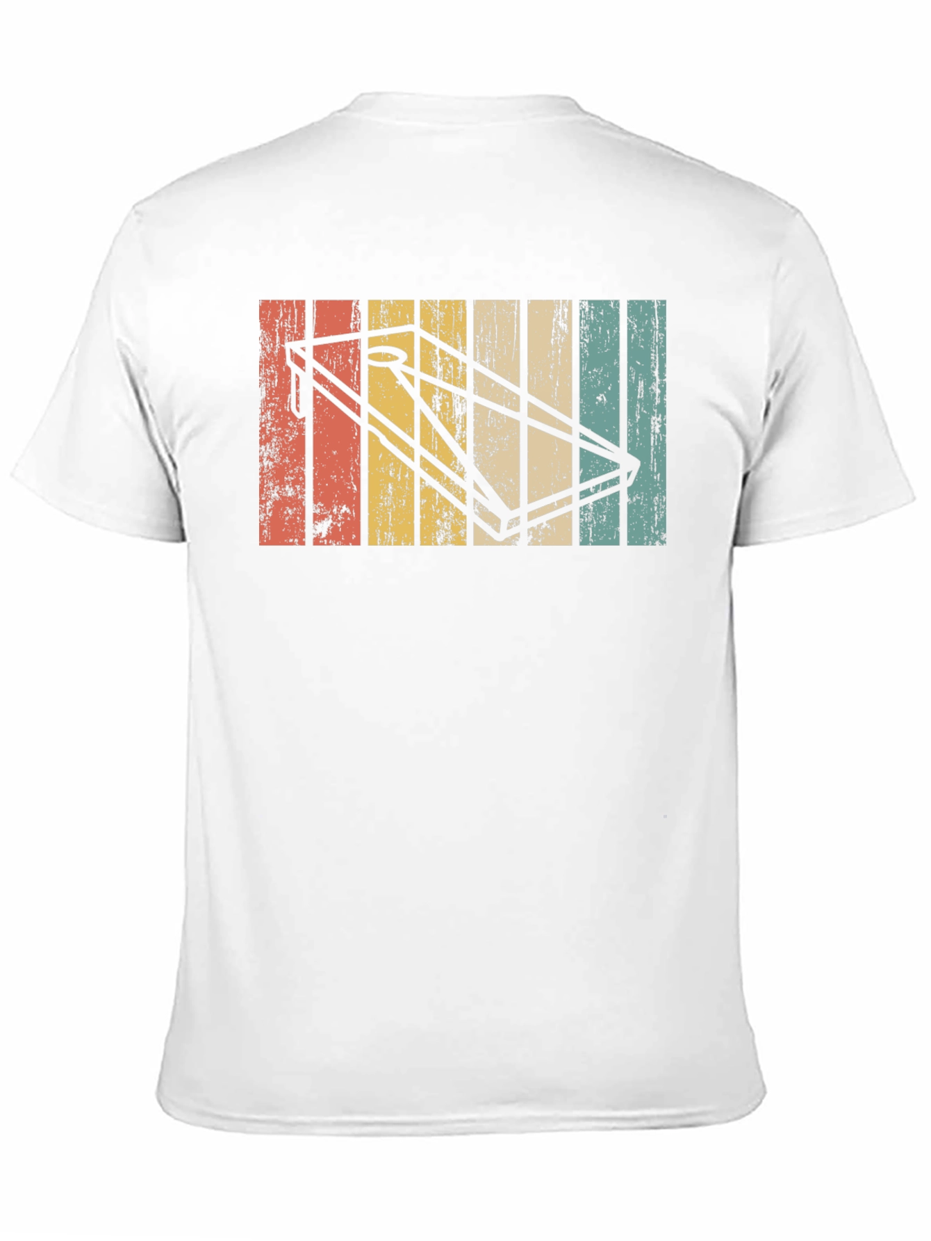 Black Retro Cornhole T-Shirt - Vintage Bean Bag Toss Tee view 11