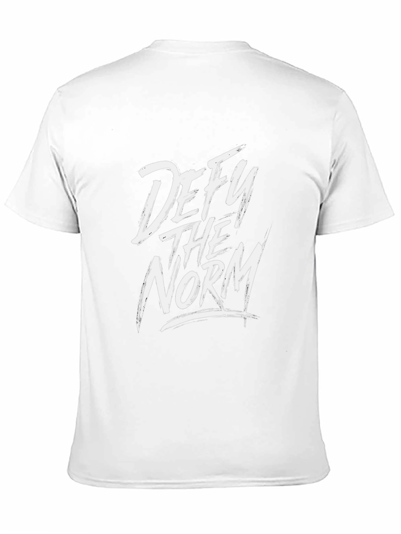 Black Defy the Norm Black Graphic Tee view 11