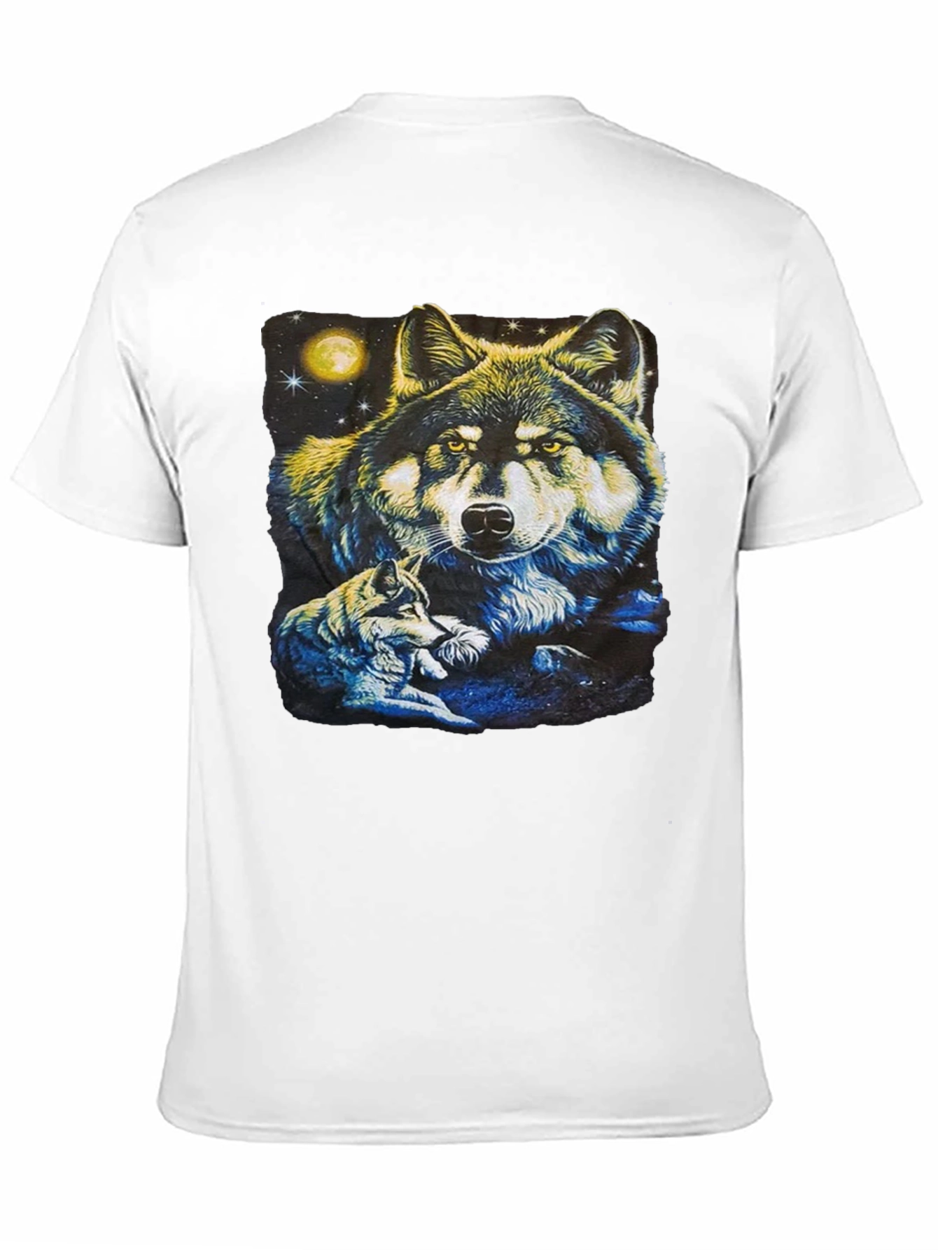 Black Wolf Pack Graphic T-Shirt - Black view 11